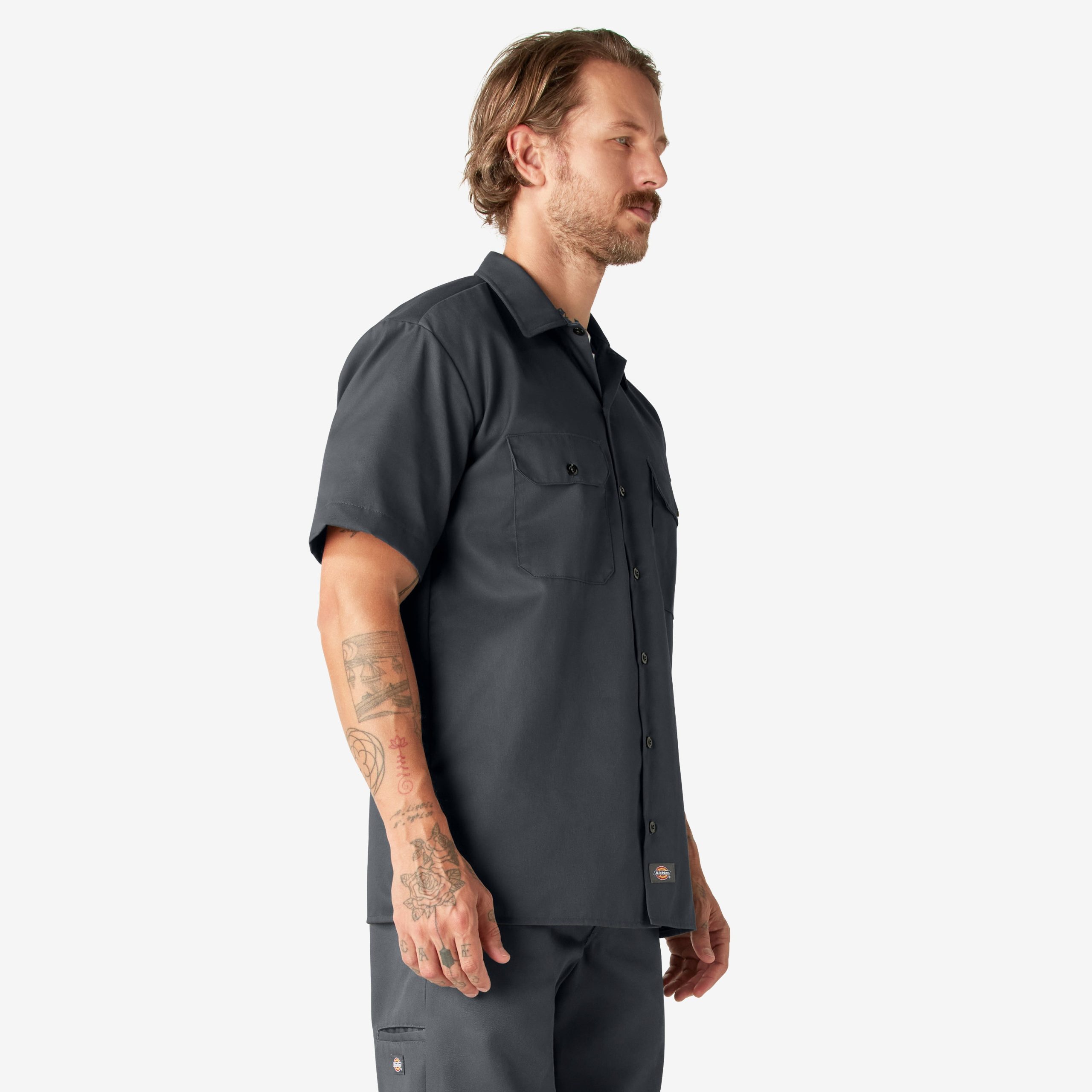 Short Sleeve Work Shirt - 图片 3
