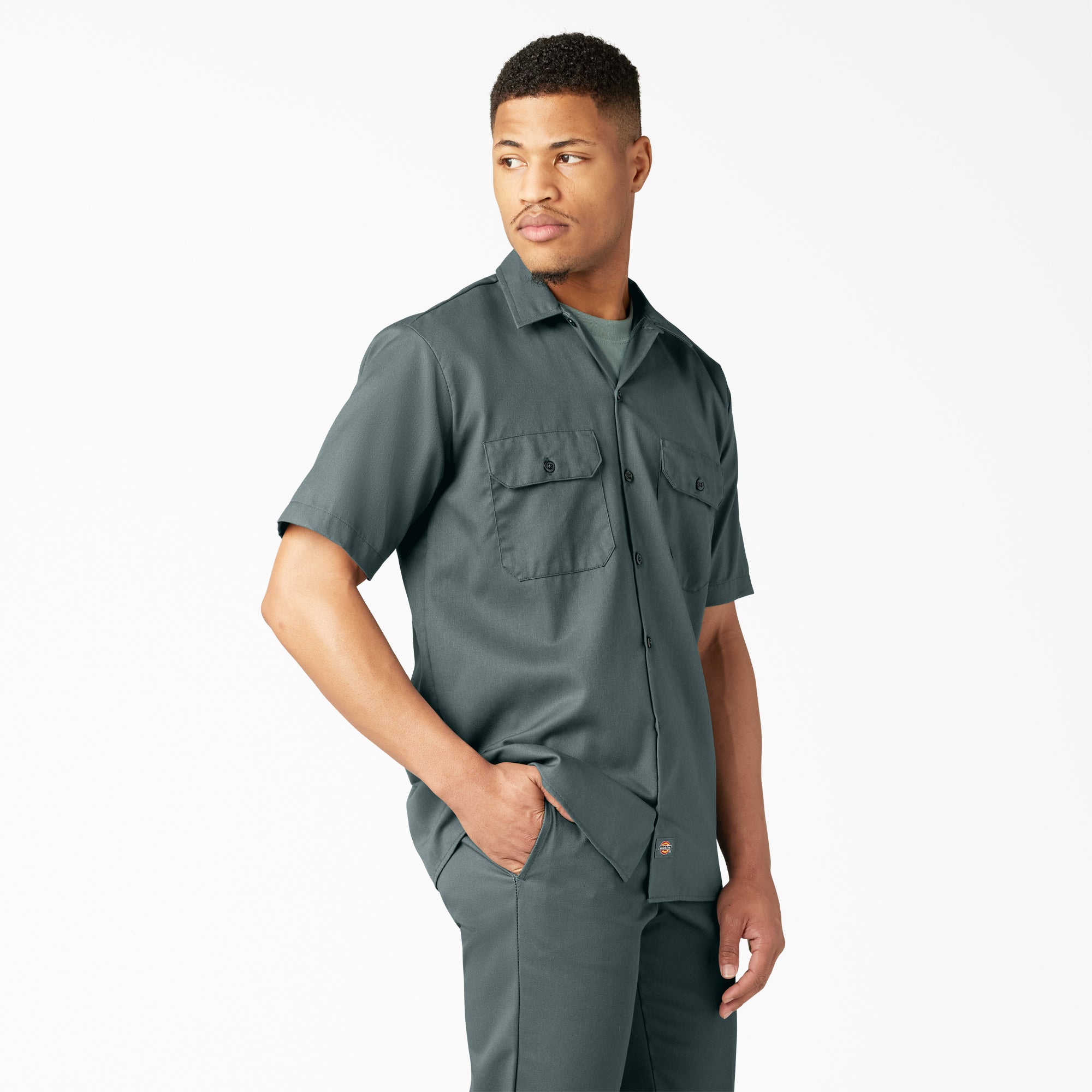 Short Sleeve Work Shirt - 图片 4