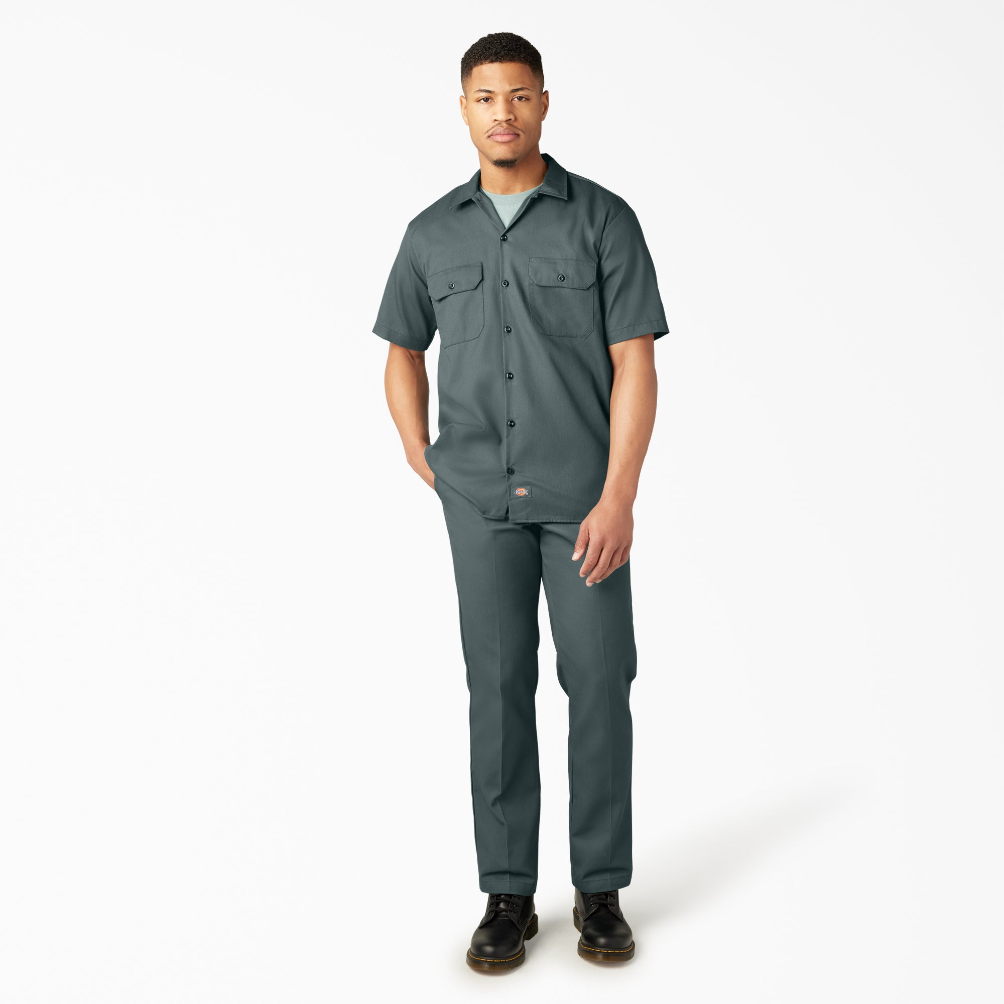 Short Sleeve Work Shirt - 图片 5