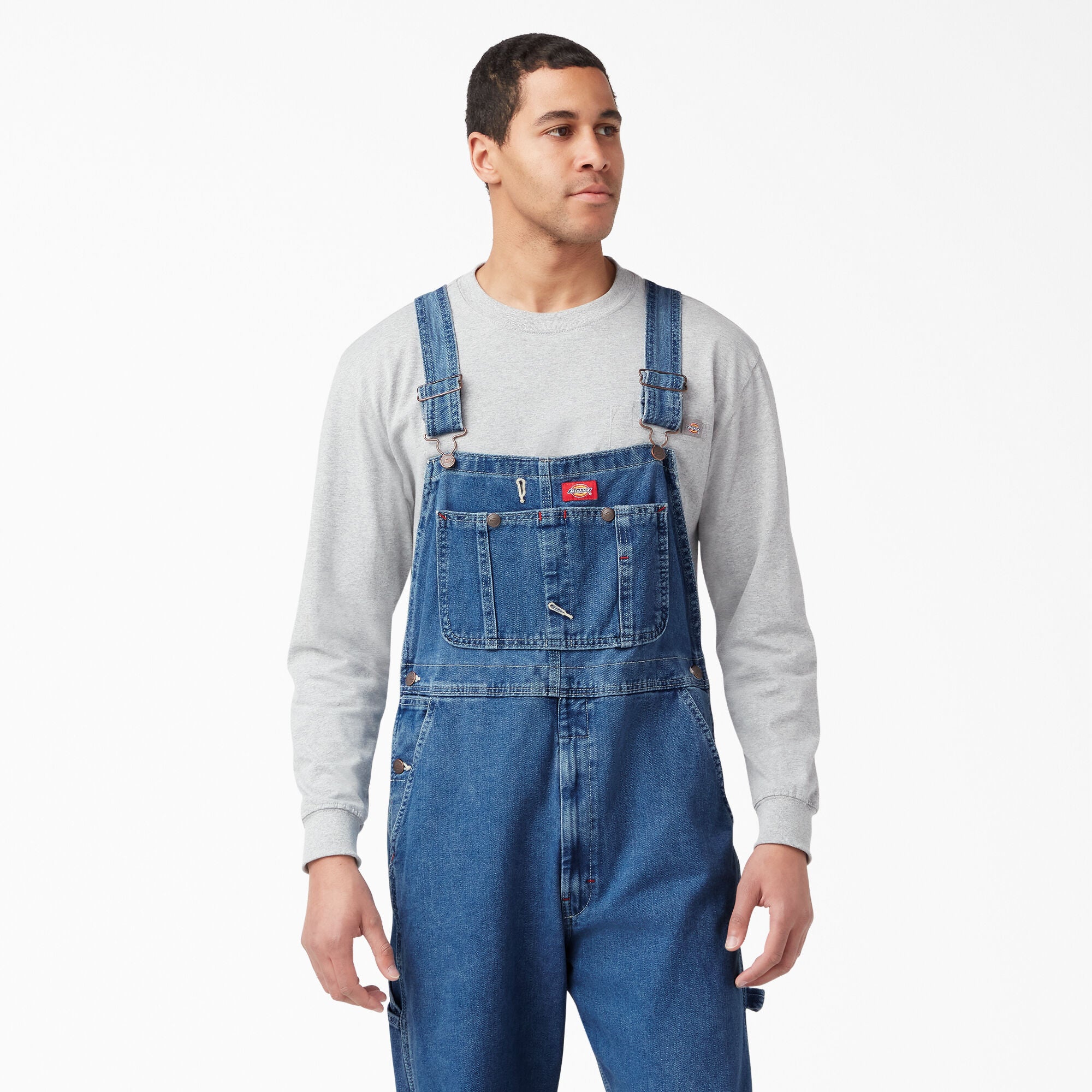 Stonewashed Indigo Bib Overalls - 图片 4