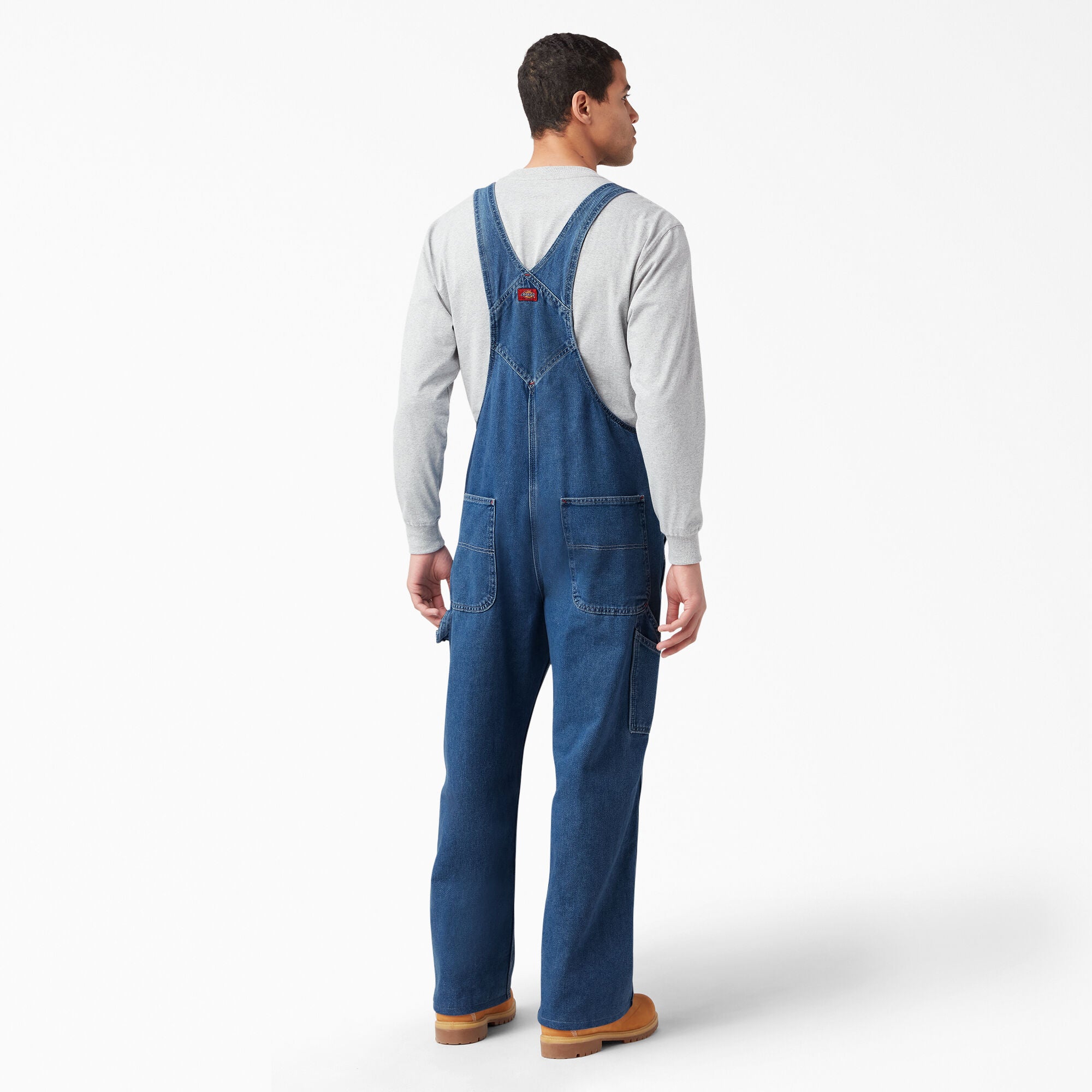 Stonewashed Indigo Bib Overalls - 图片 2