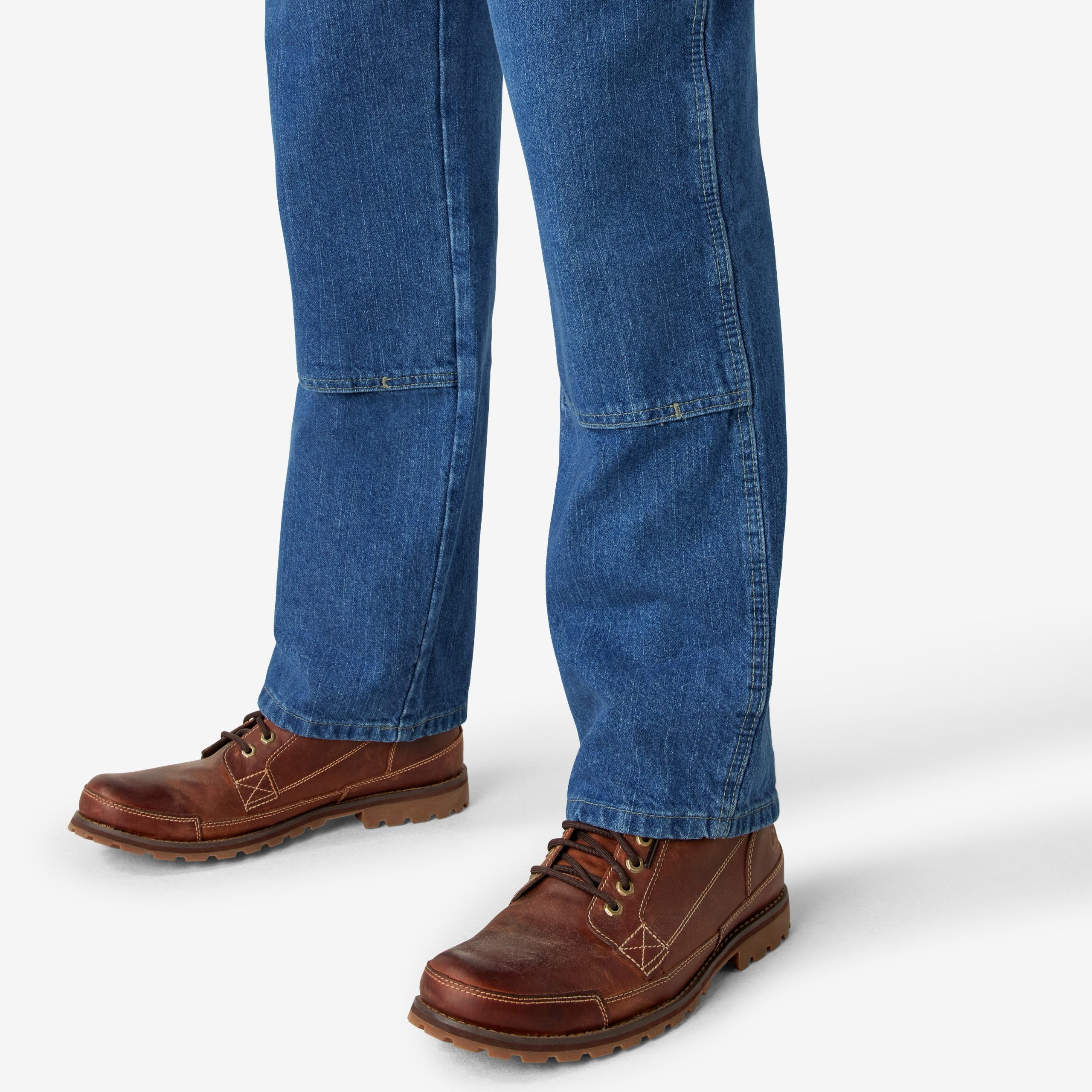 Relaxed Fit Double Knee Jeans - 图片 9