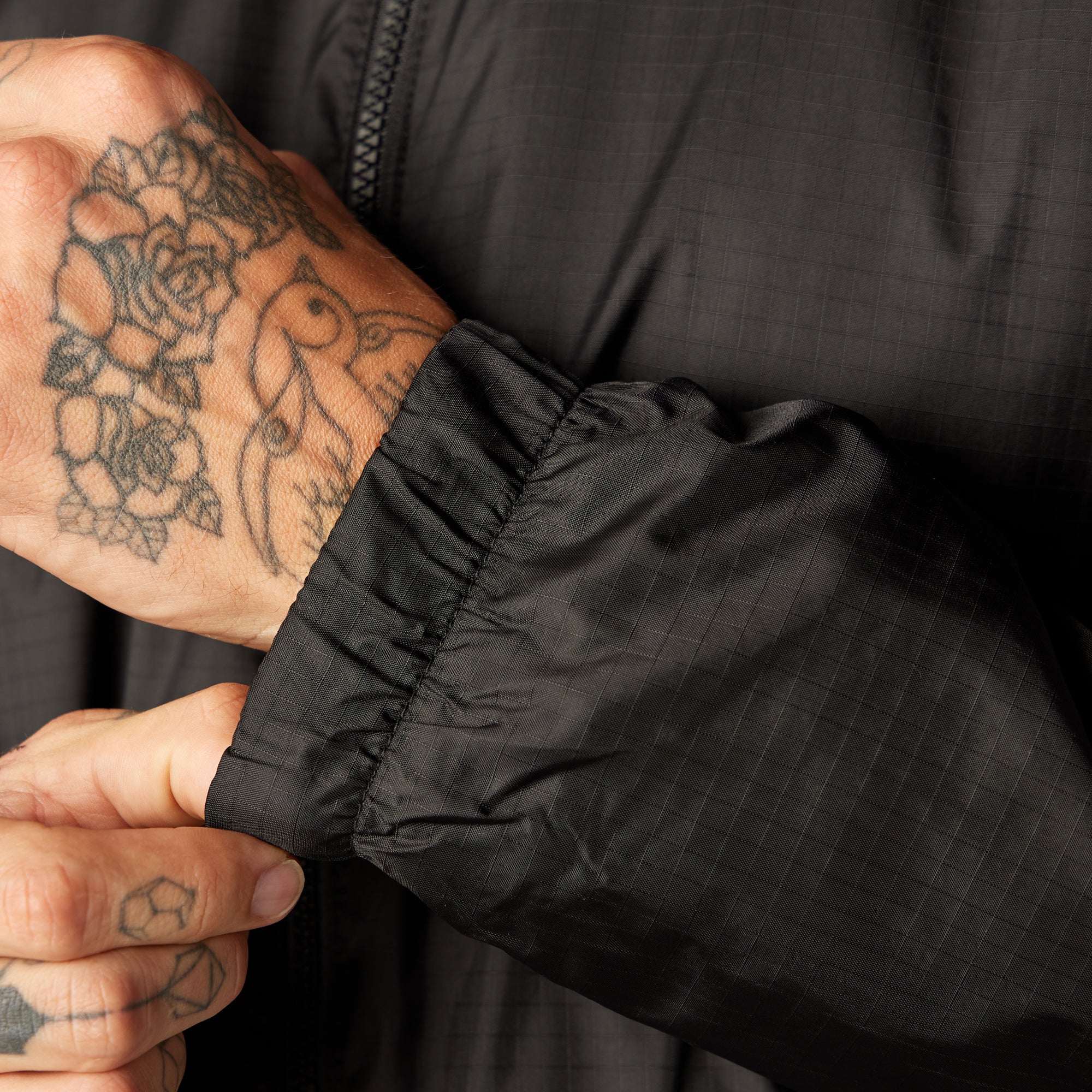 Fleece Lined Nylon Hooded Jacket - 图片 11