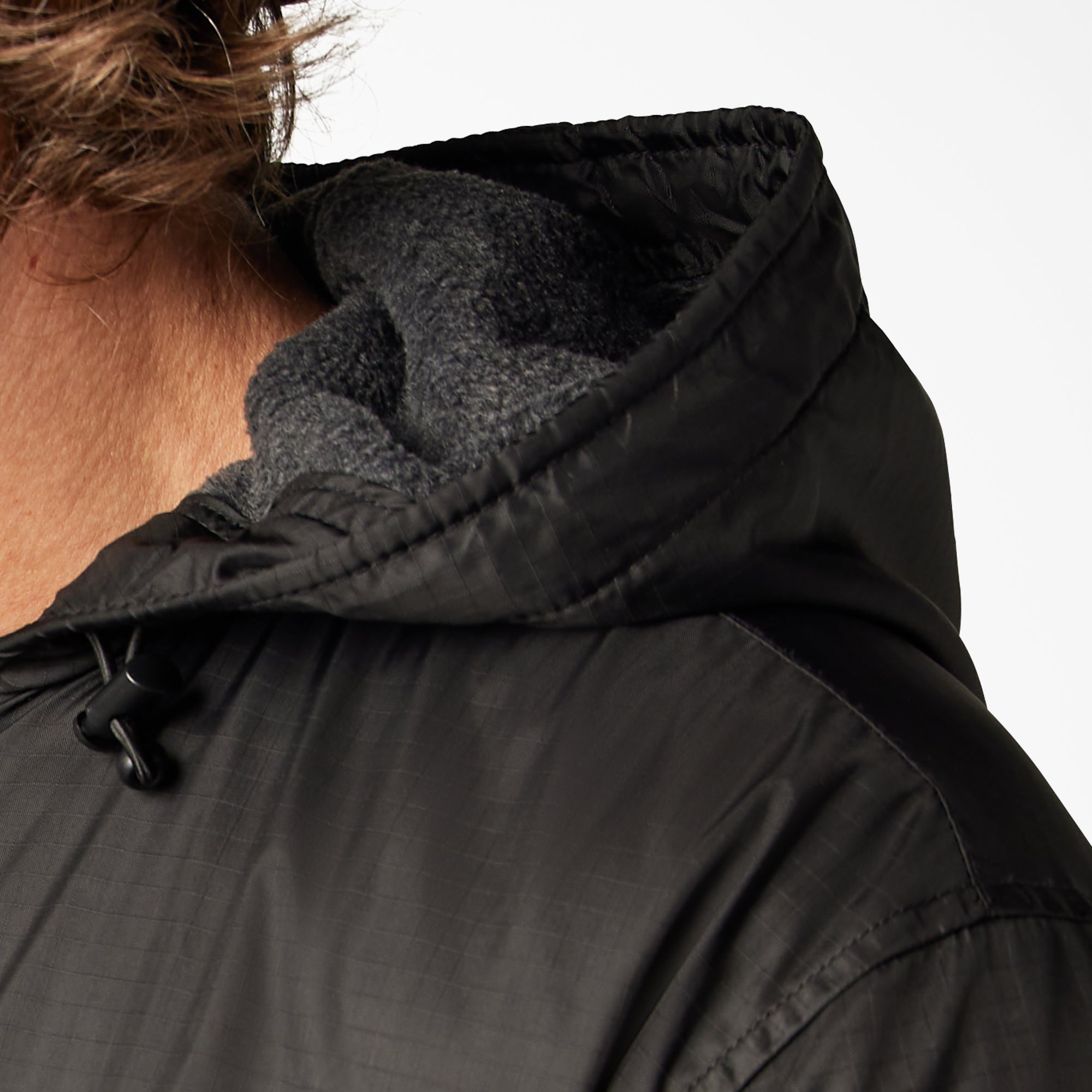 Fleece Lined Nylon Hooded Jacket - 图片 8