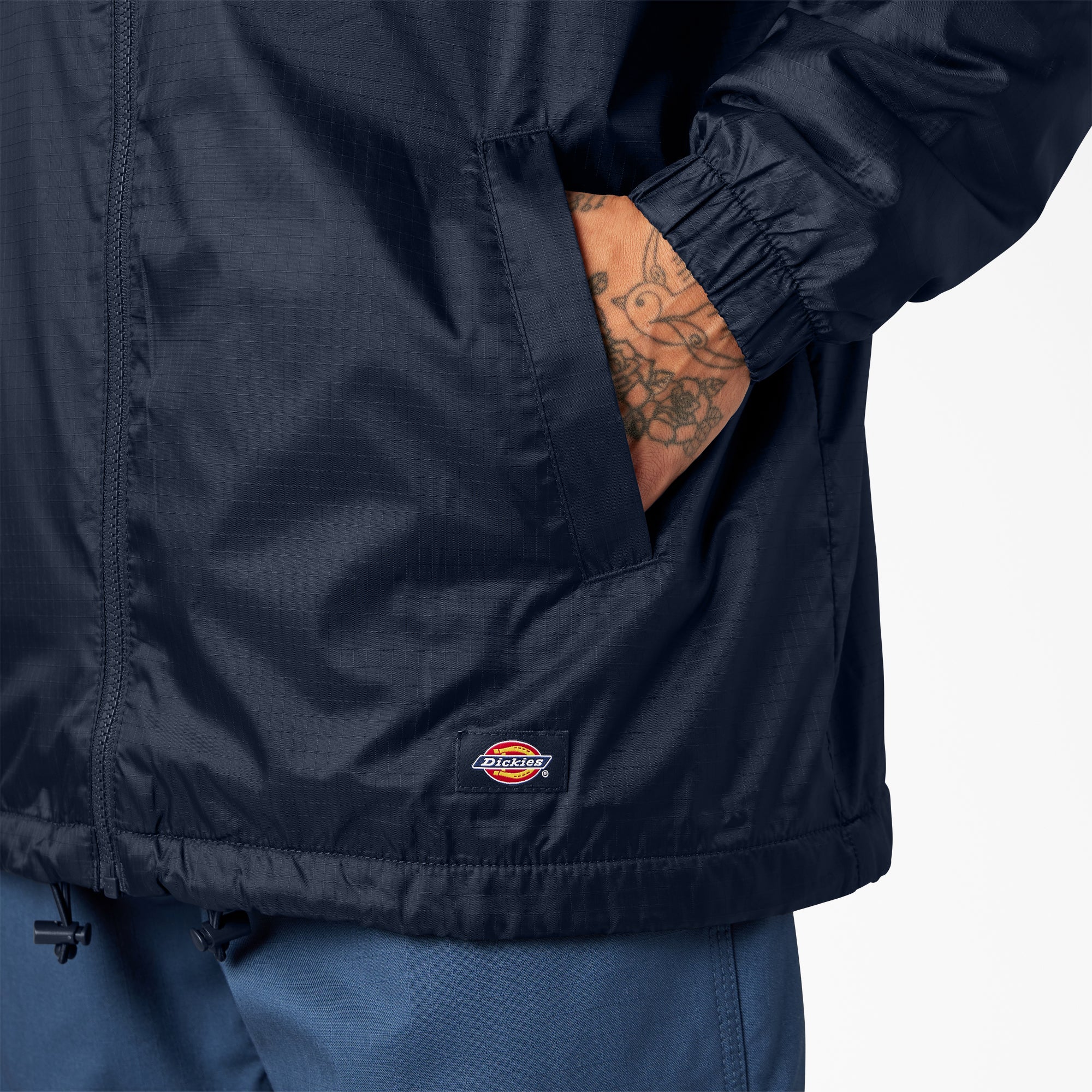 Fleece Lined Nylon Hooded Jacket - 图片 8