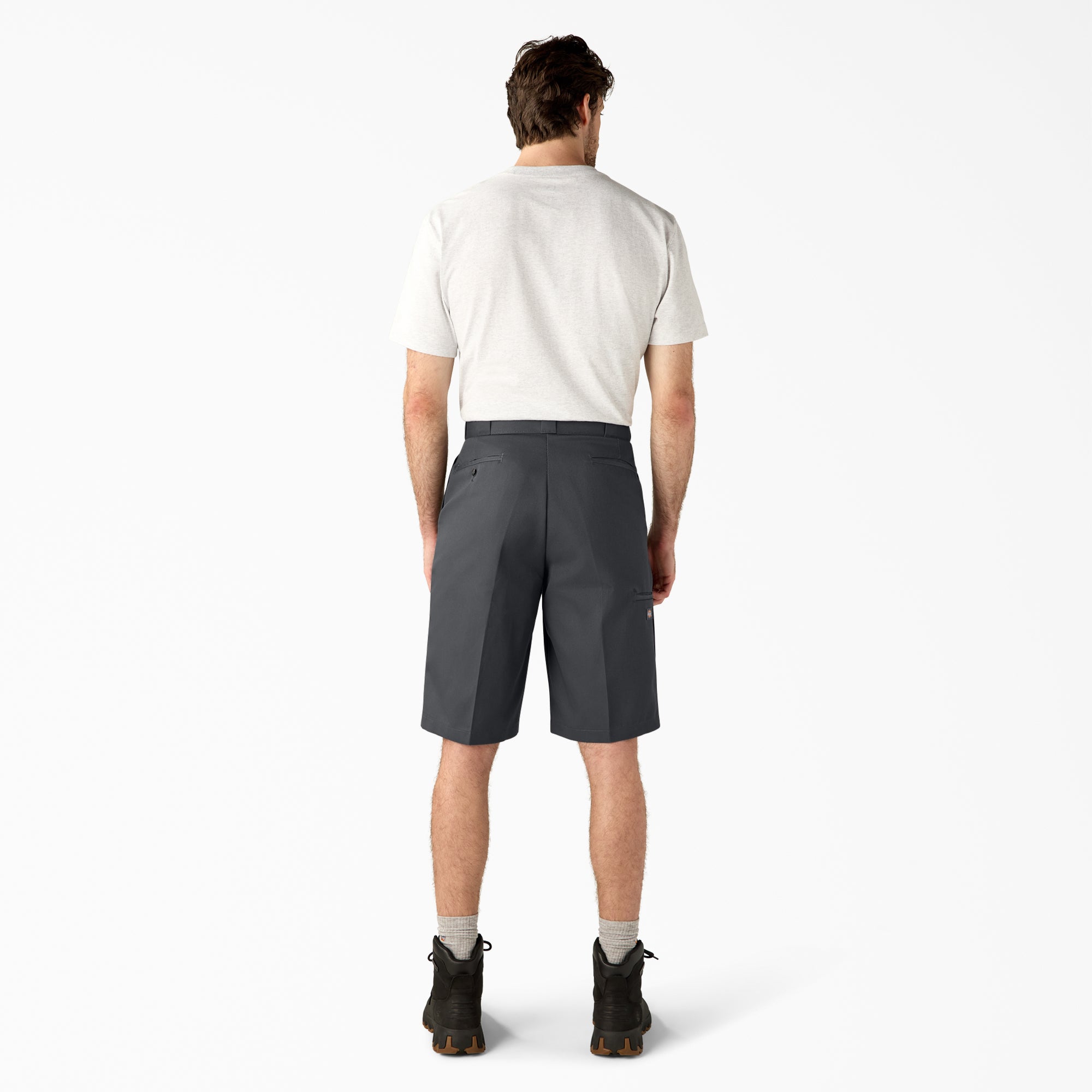 Loose Fit Flat Front Work Shorts. 13 - 图片 6