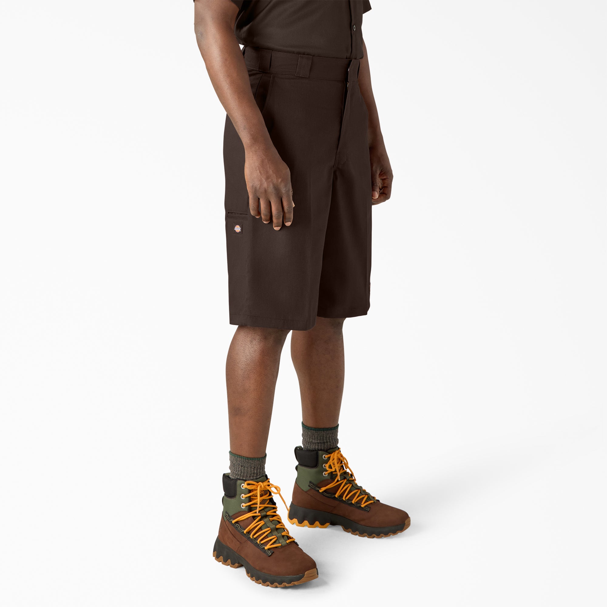 Loose Fit Flat Front Work Shorts. 13 - 图片 4