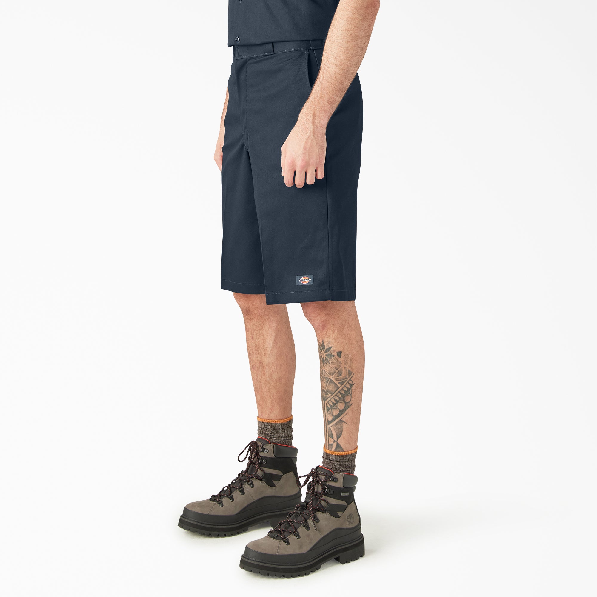 Loose Fit Flat Front Work Shorts. 13 - 图片 3