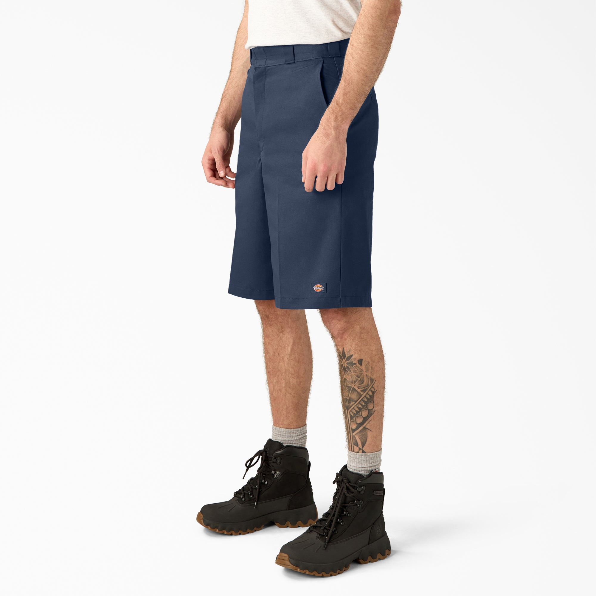 Loose Fit Flat Front Work Shorts. 13 - 图片 3