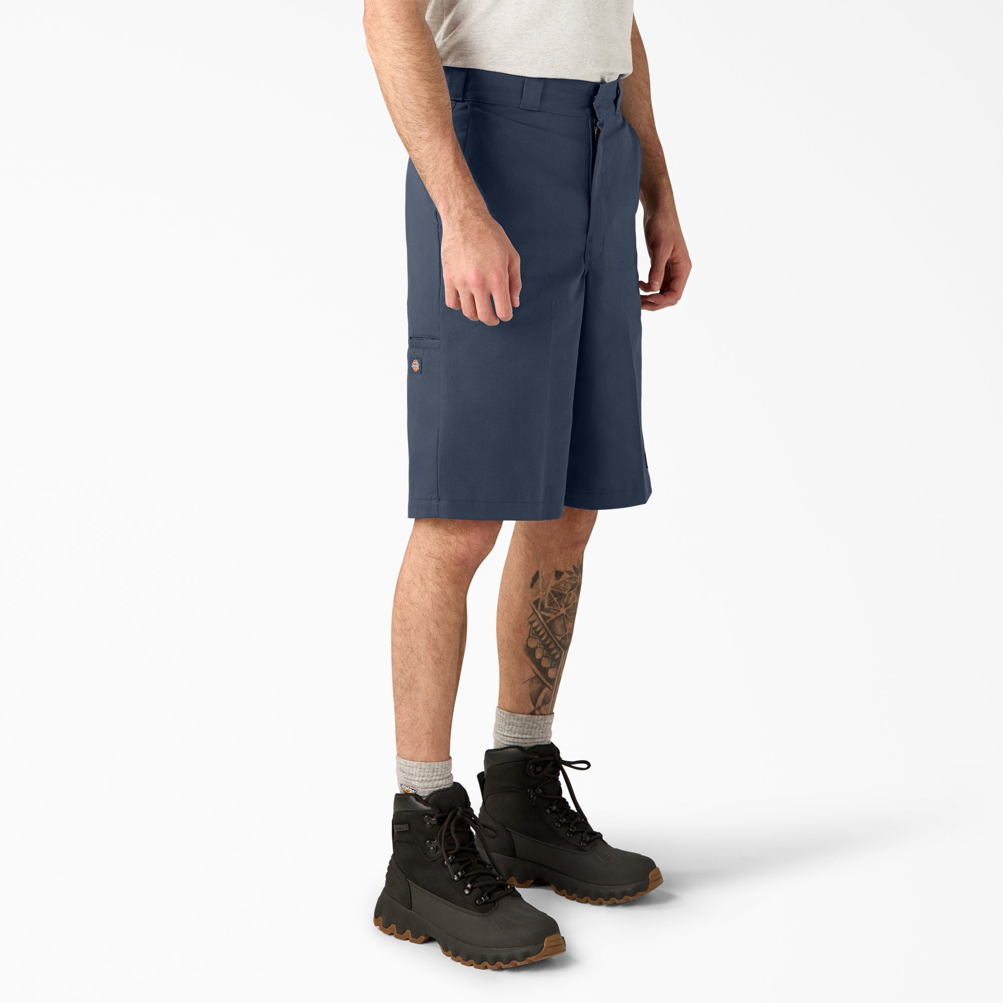 Loose Fit Flat Front Work Shorts. 13 - 图片 4