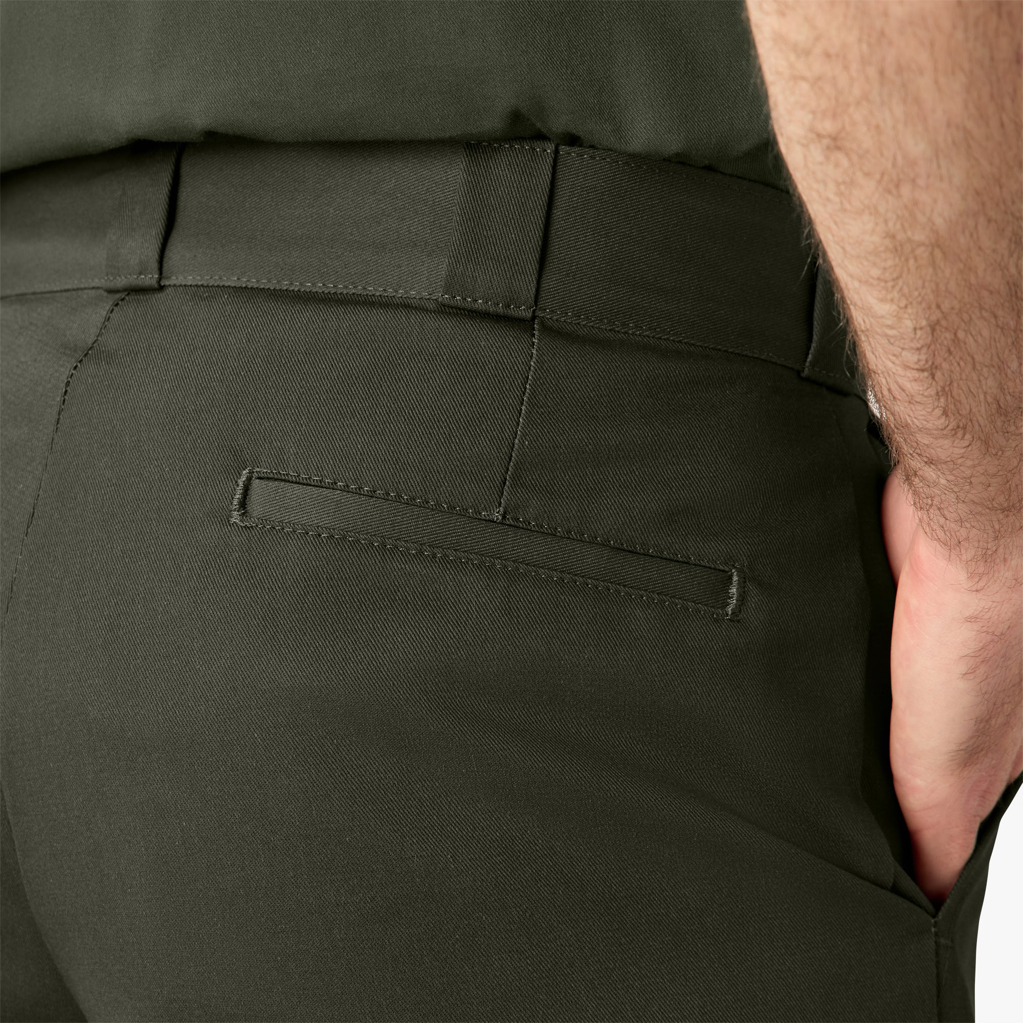 Loose Fit Flat Front Work Shorts. 13 - 图片 9