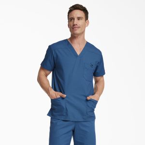 Men's EDS Signature V-Neck Scrub Top