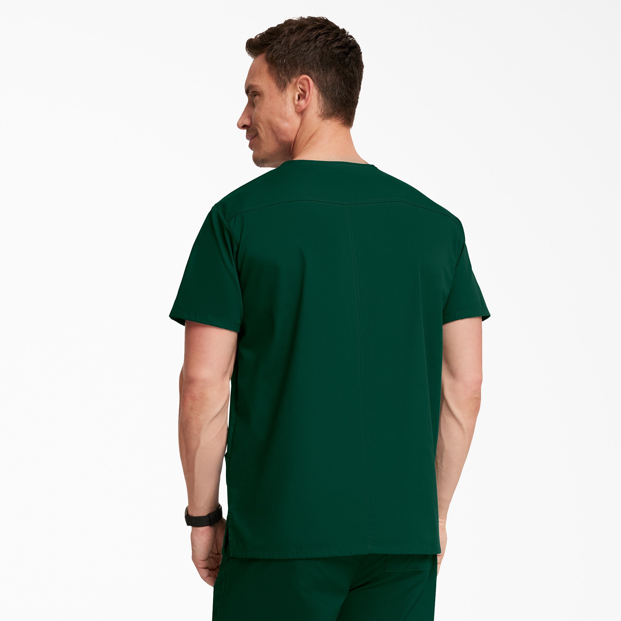 Men's EDS Signature V-Neck Scrub Top - 图片 2