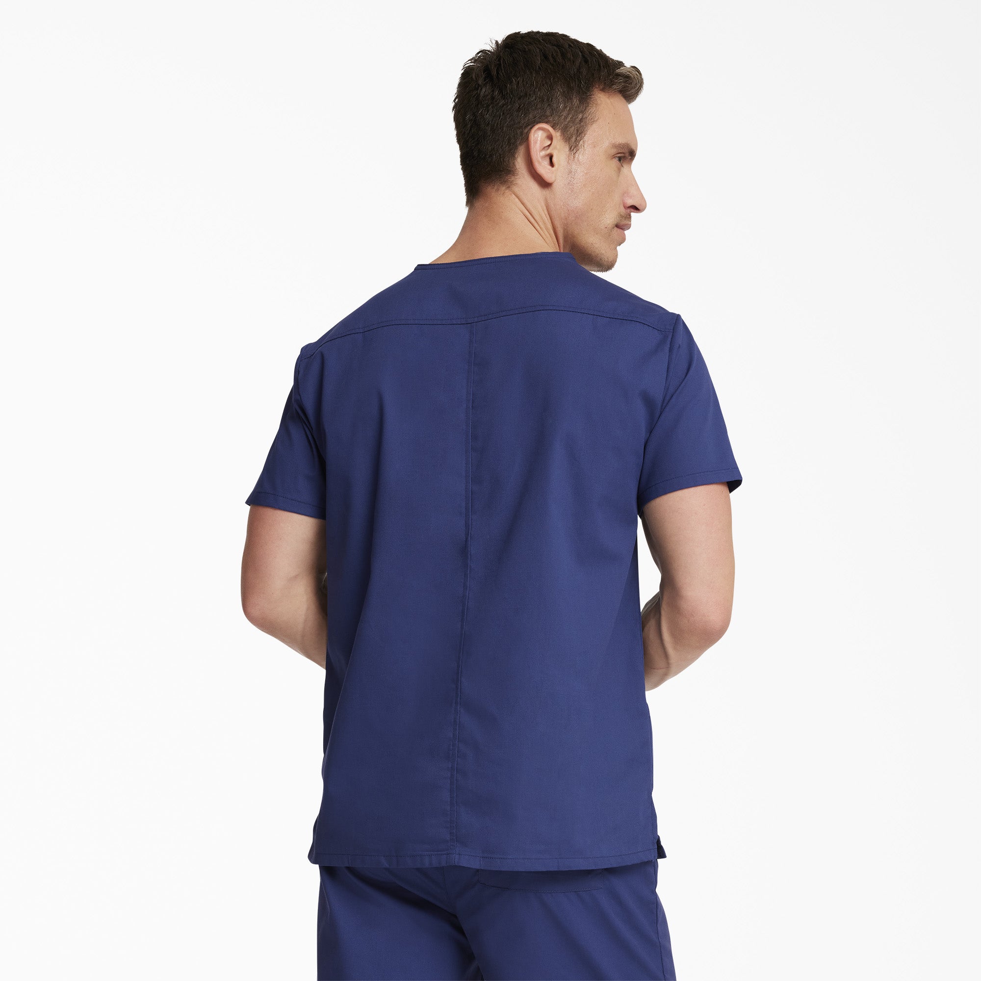 Men's EDS Signature V-Neck Scrub Top - 图片 2