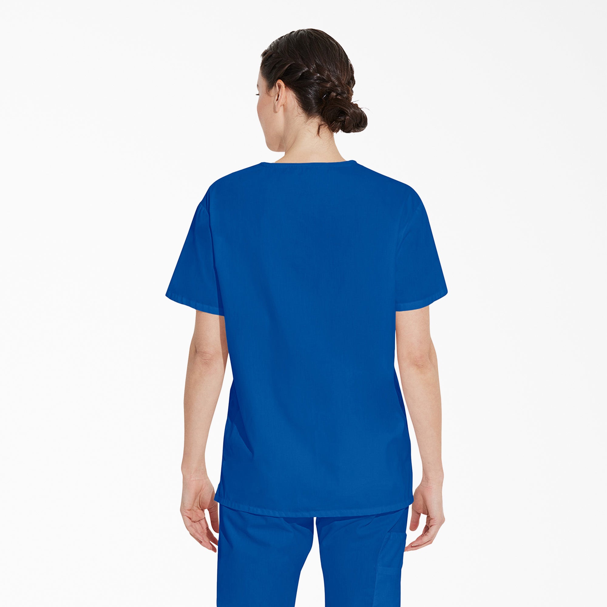Unisex EDS Signature V-Neck Scrub Top - 图片 2