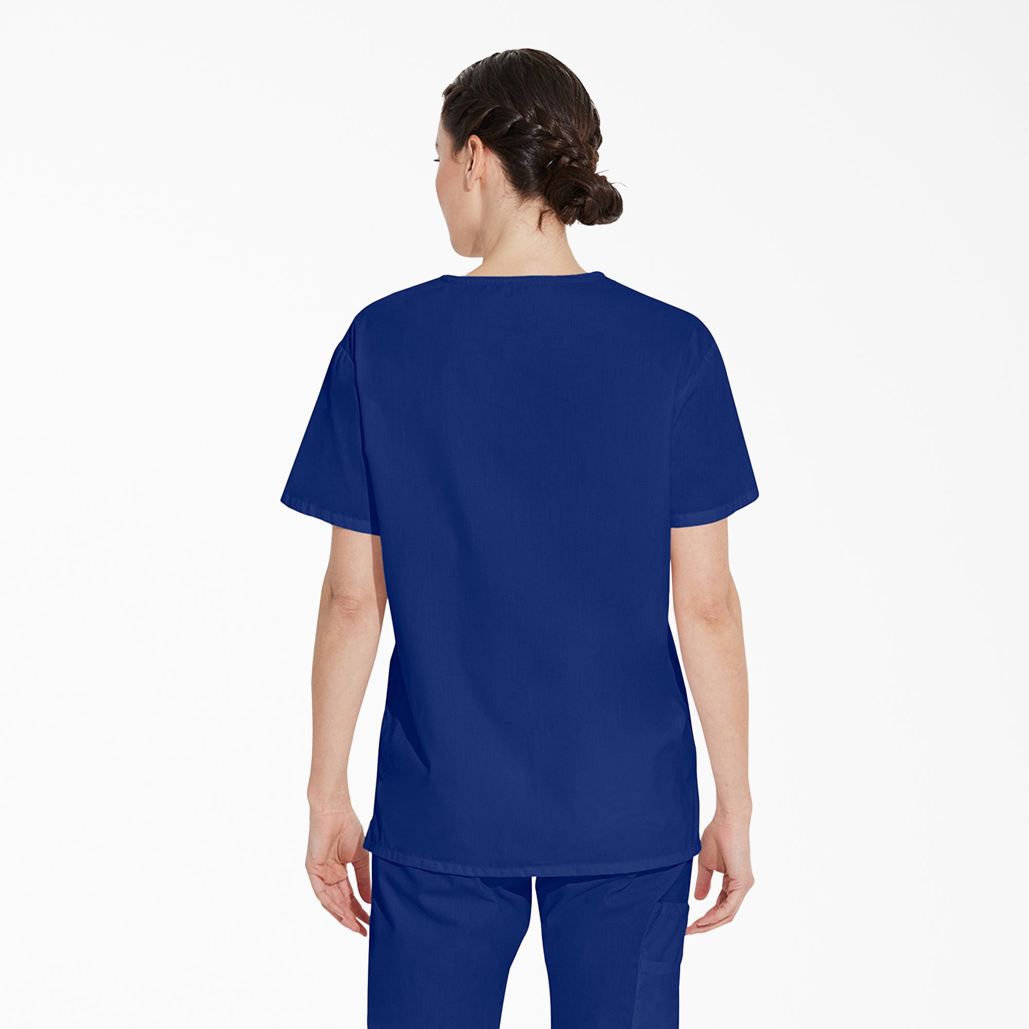 Unisex EDS Signature V-Neck Scrub Top - 图片 2
