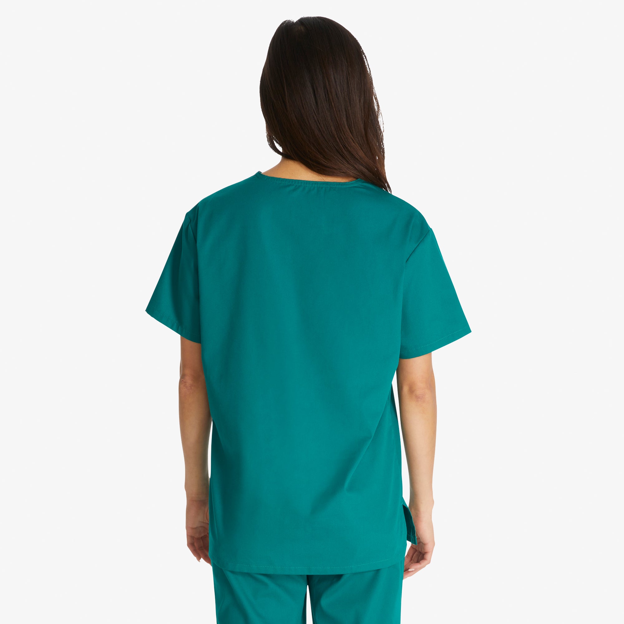 Unisex EDS Signature V-Neck Scrub Top - 图片 2