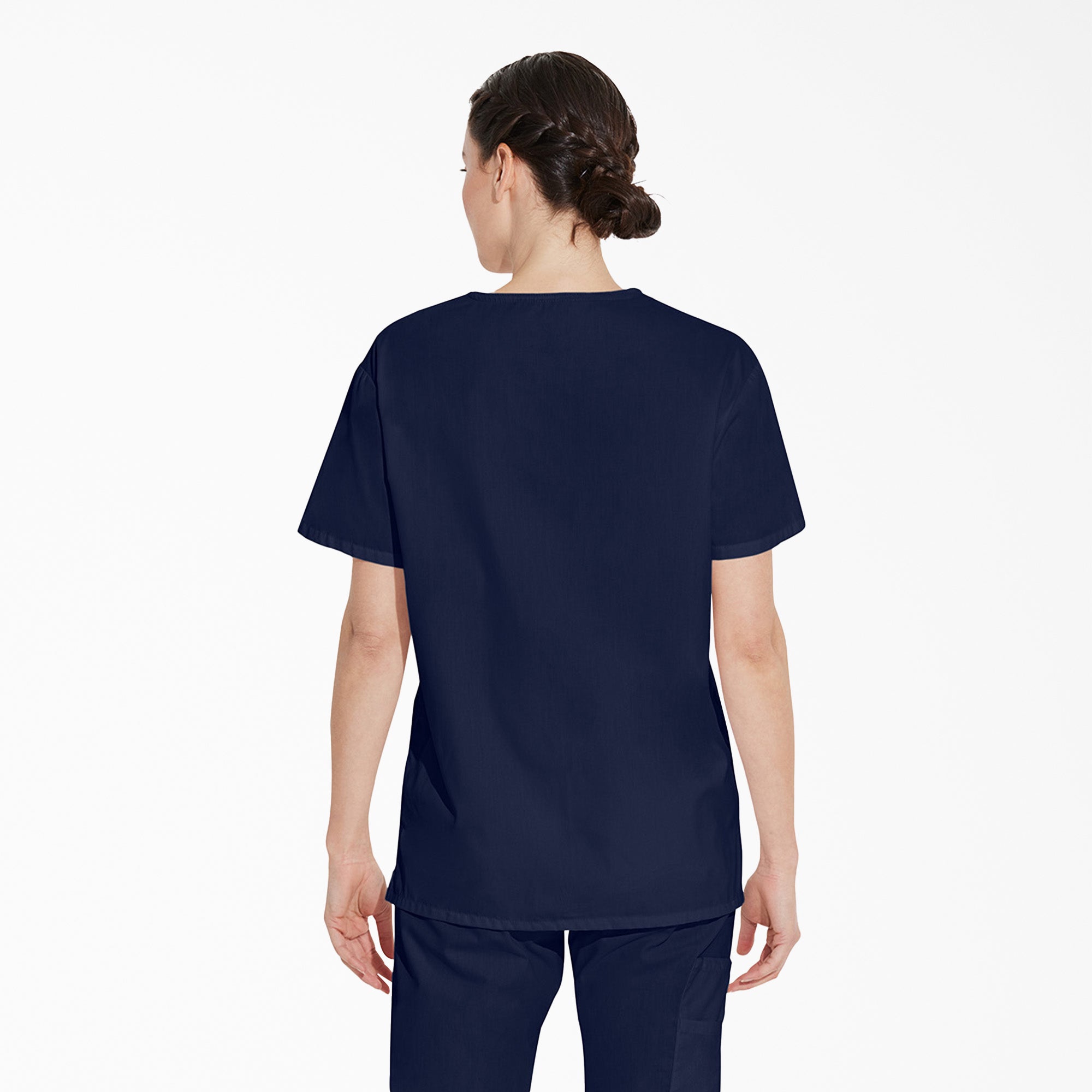 Unisex EDS Signature V-Neck Scrub Top - 图片 2