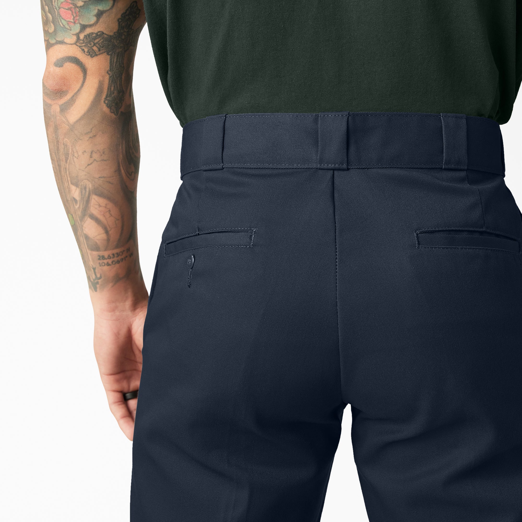 Loose Fit Double Knee Work Pants - 图片 6