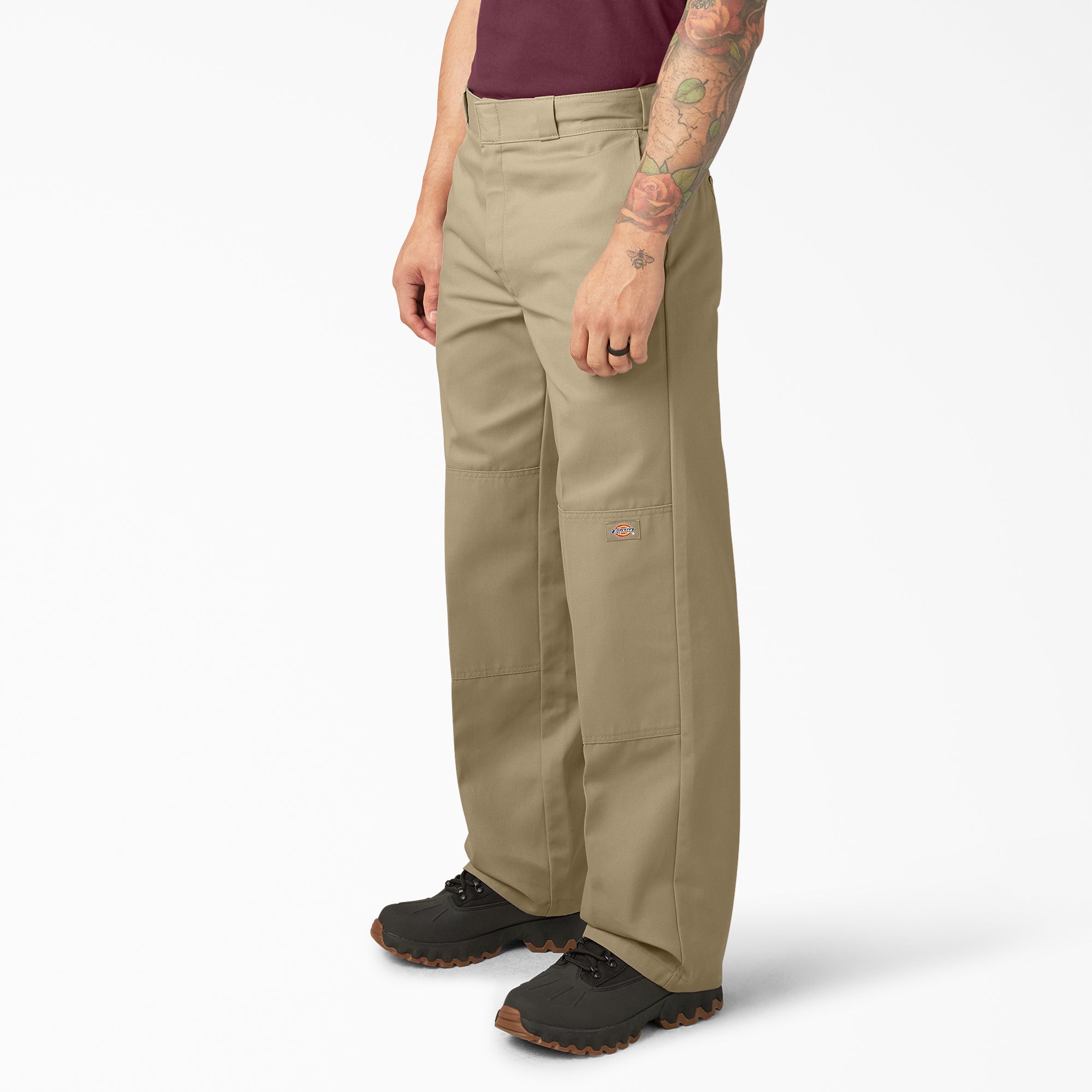 Loose Fit Double Knee Work Pants - 图片 3
