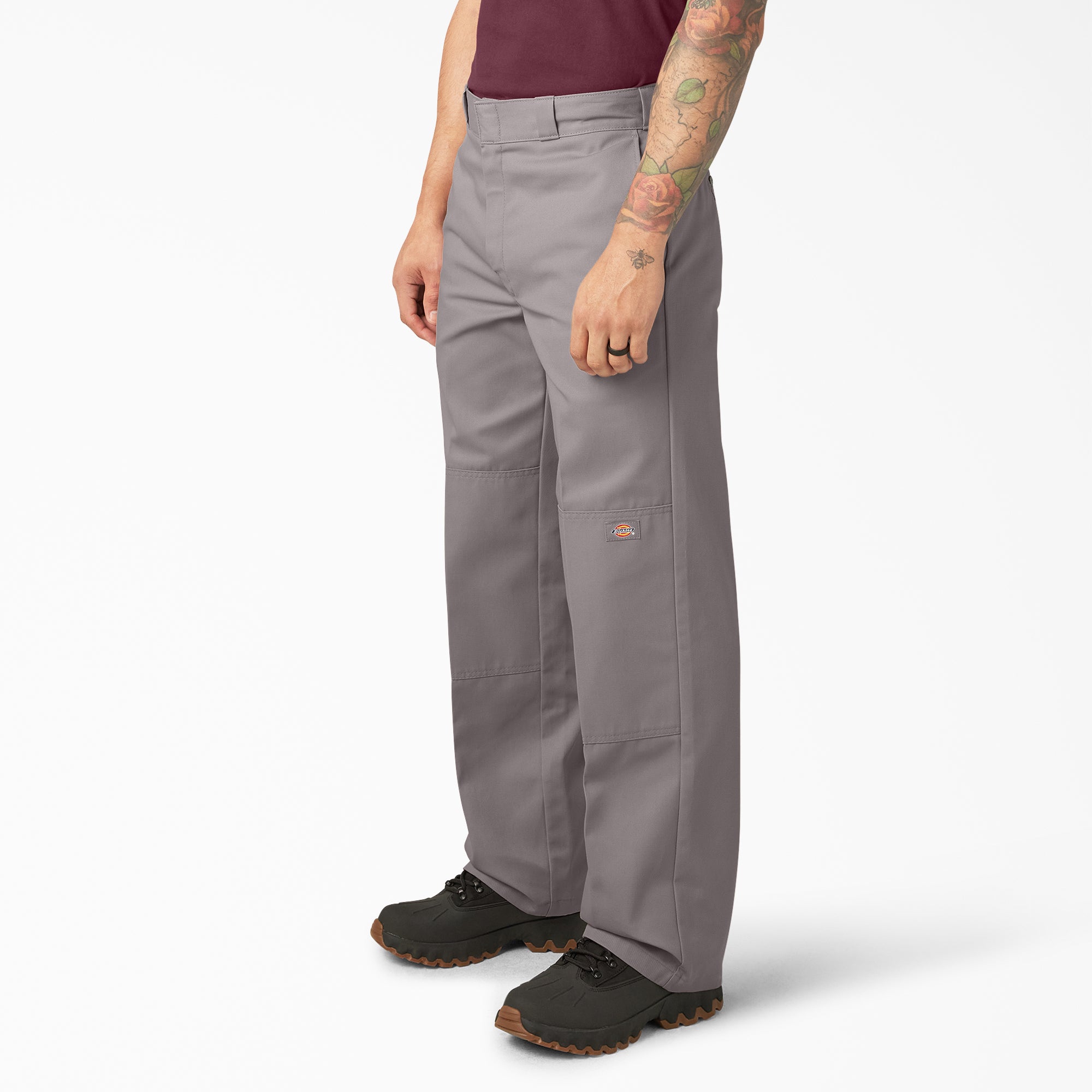 Loose Fit Double Knee Work Pants - 图片 3