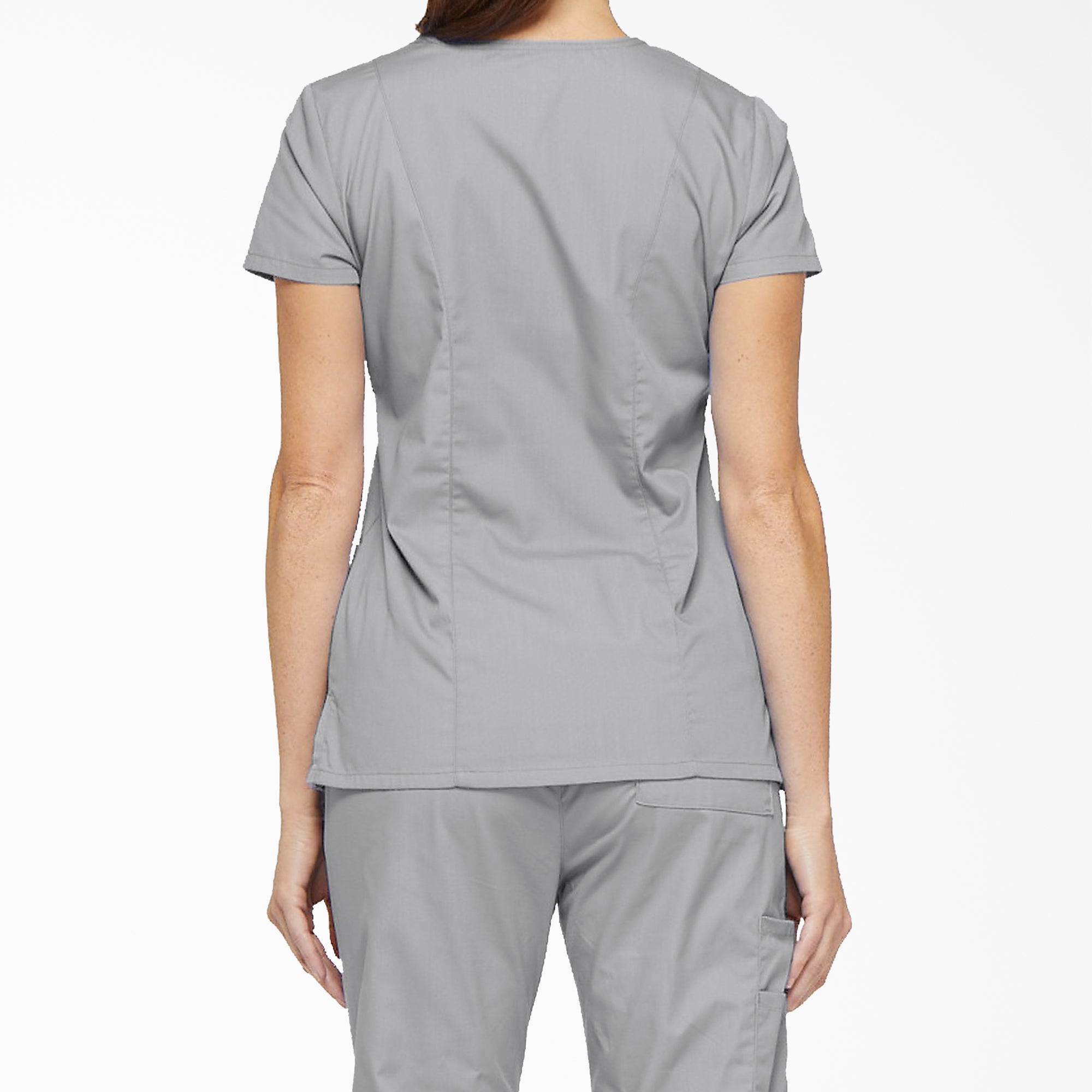 Women's EDS Signature V-Neck Scrub Top - 图片 2
