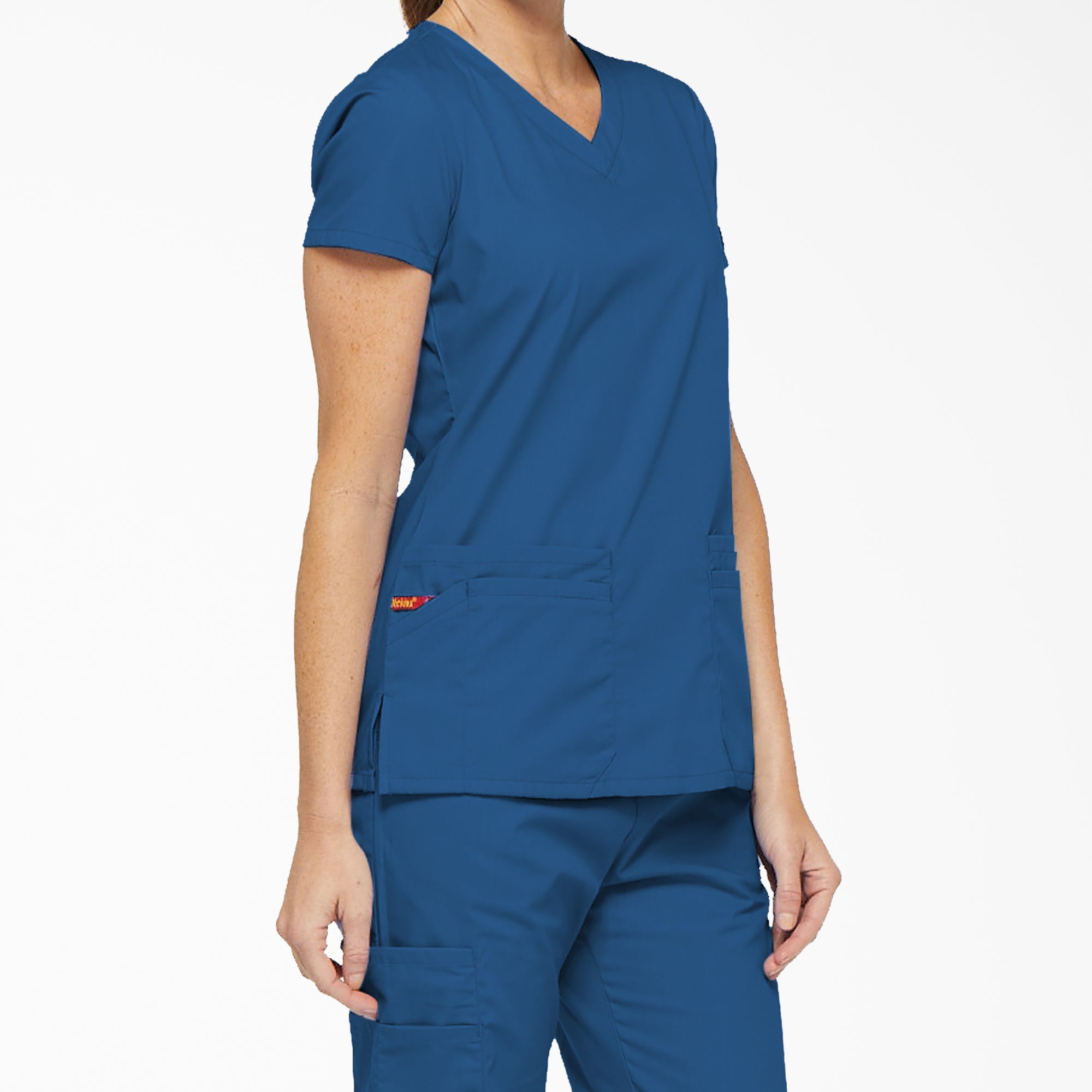 Women's EDS Signature V-Neck Scrub Top - 图片 4