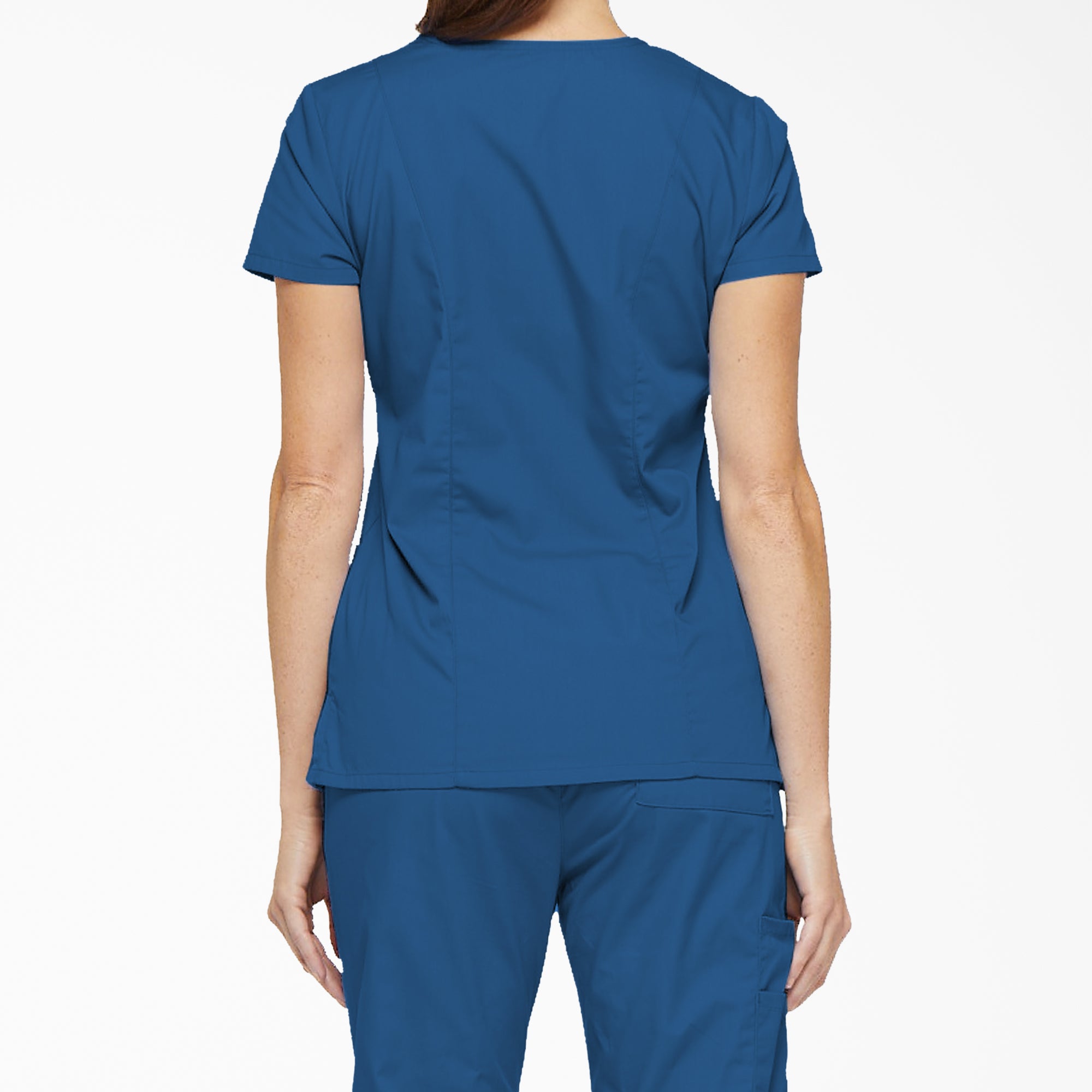 Women's EDS Signature V-Neck Scrub Top - 图片 2