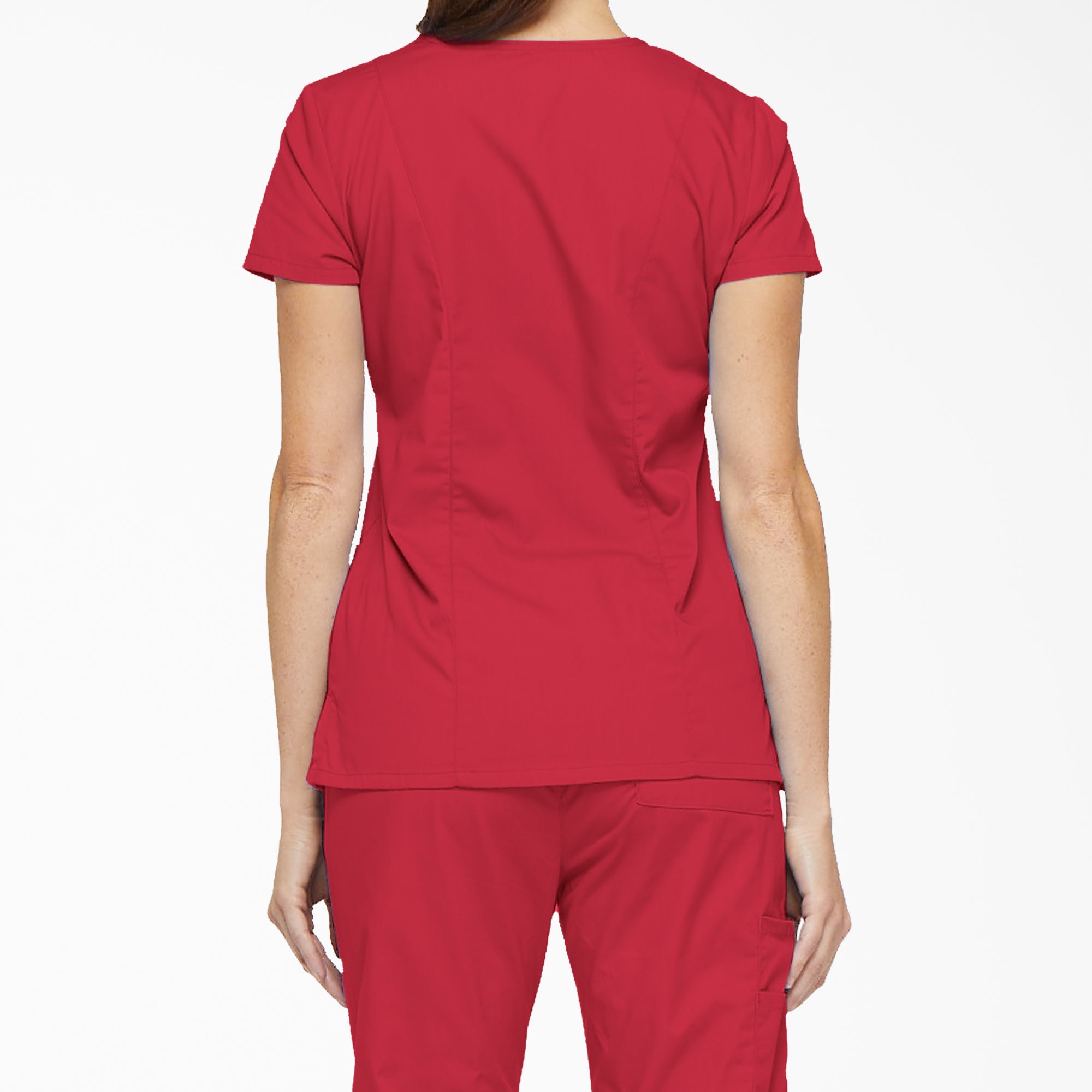 Women's EDS Signature V-Neck Scrub Top - 图片 2
