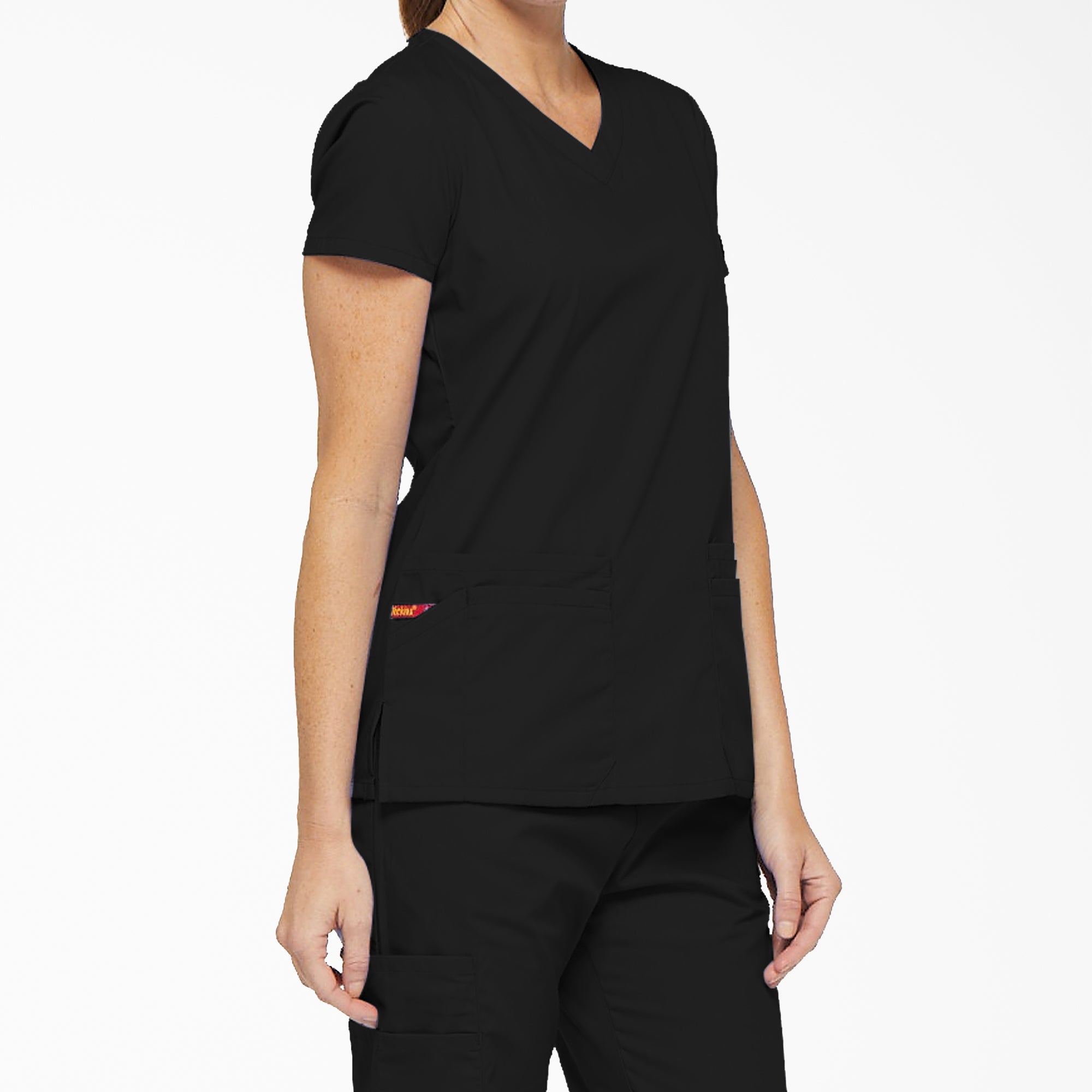Women's EDS Signature V-Neck Scrub Top - 图片 4