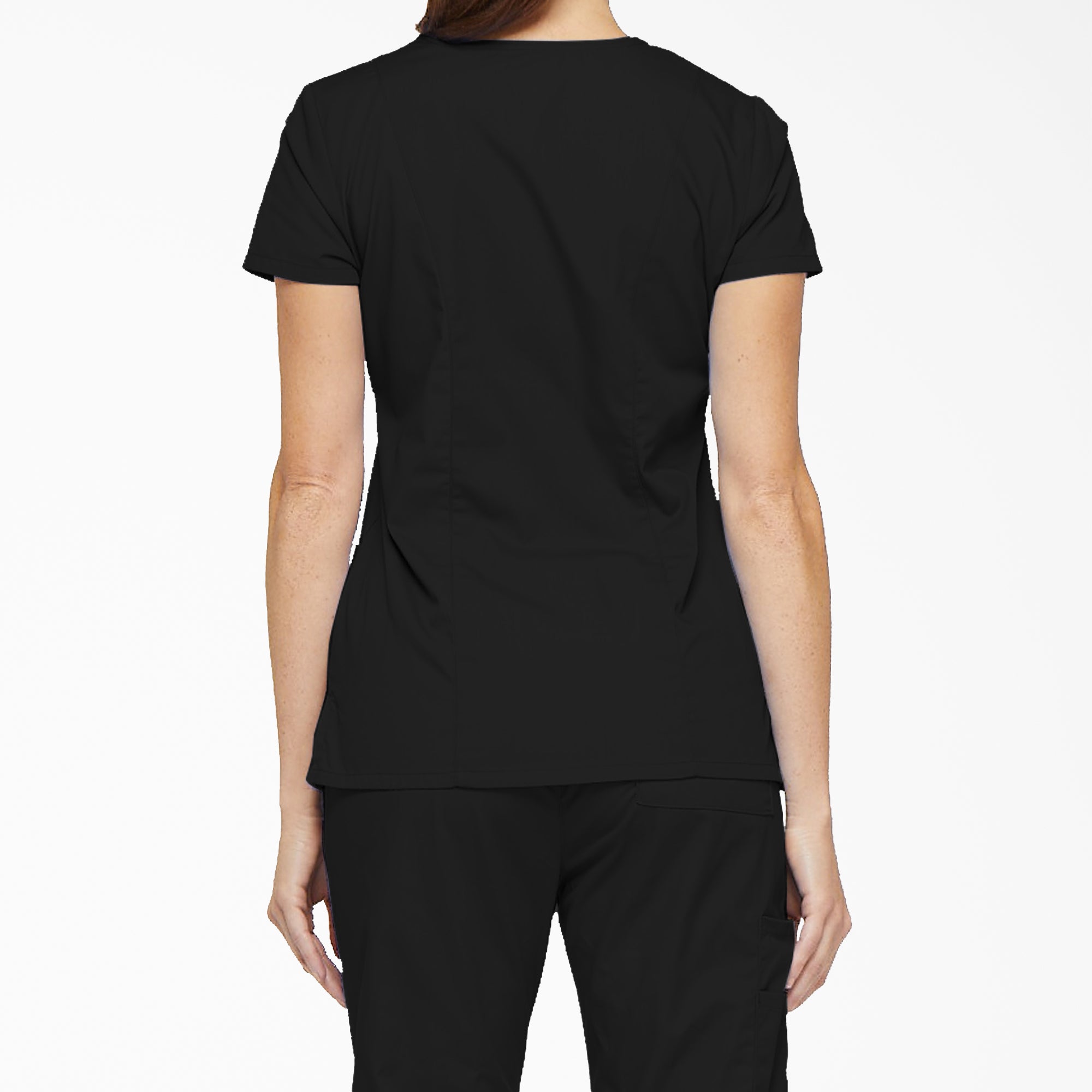Women's EDS Signature V-Neck Scrub Top - 图片 2