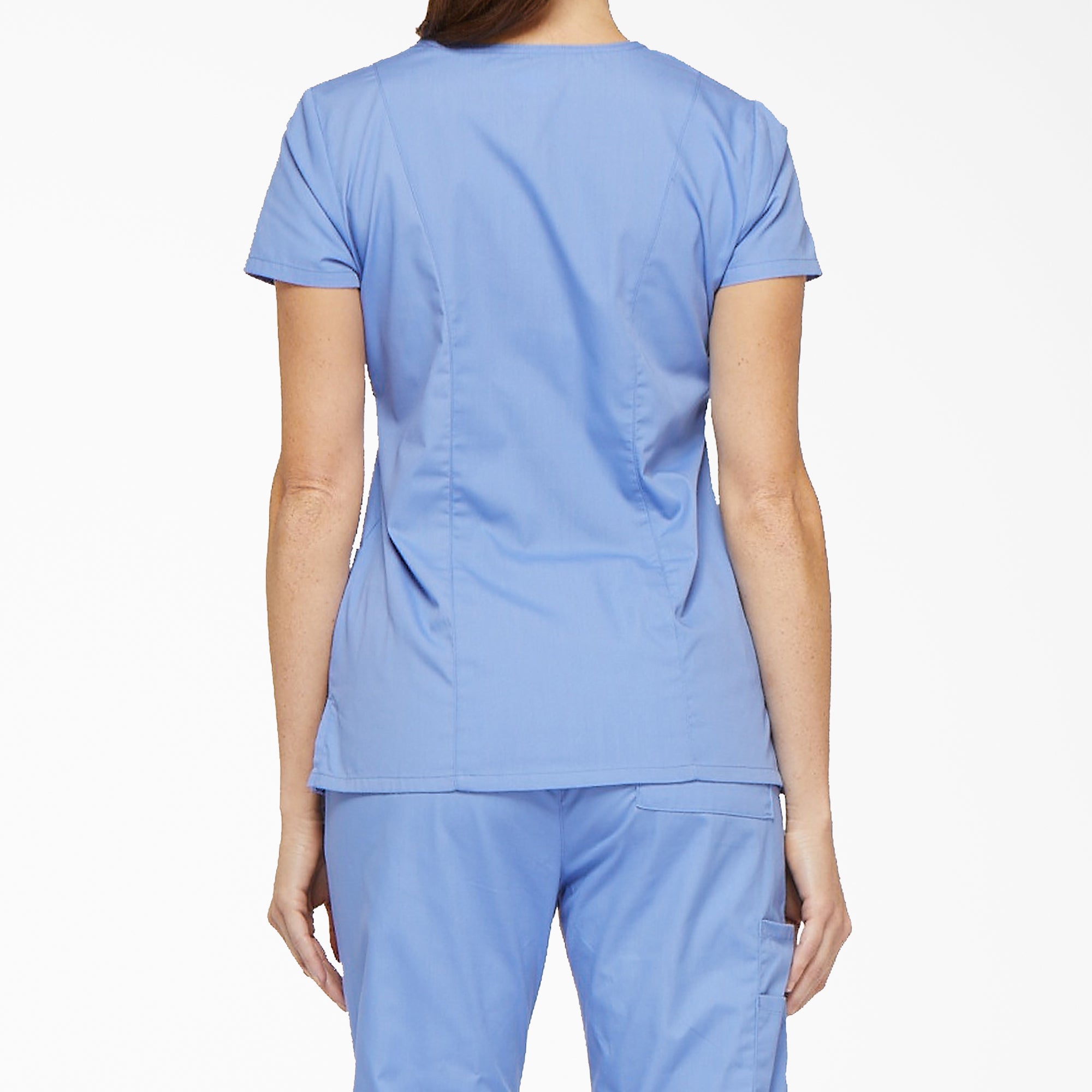 Women's EDS Signature V-Neck Scrub Top - 图片 2