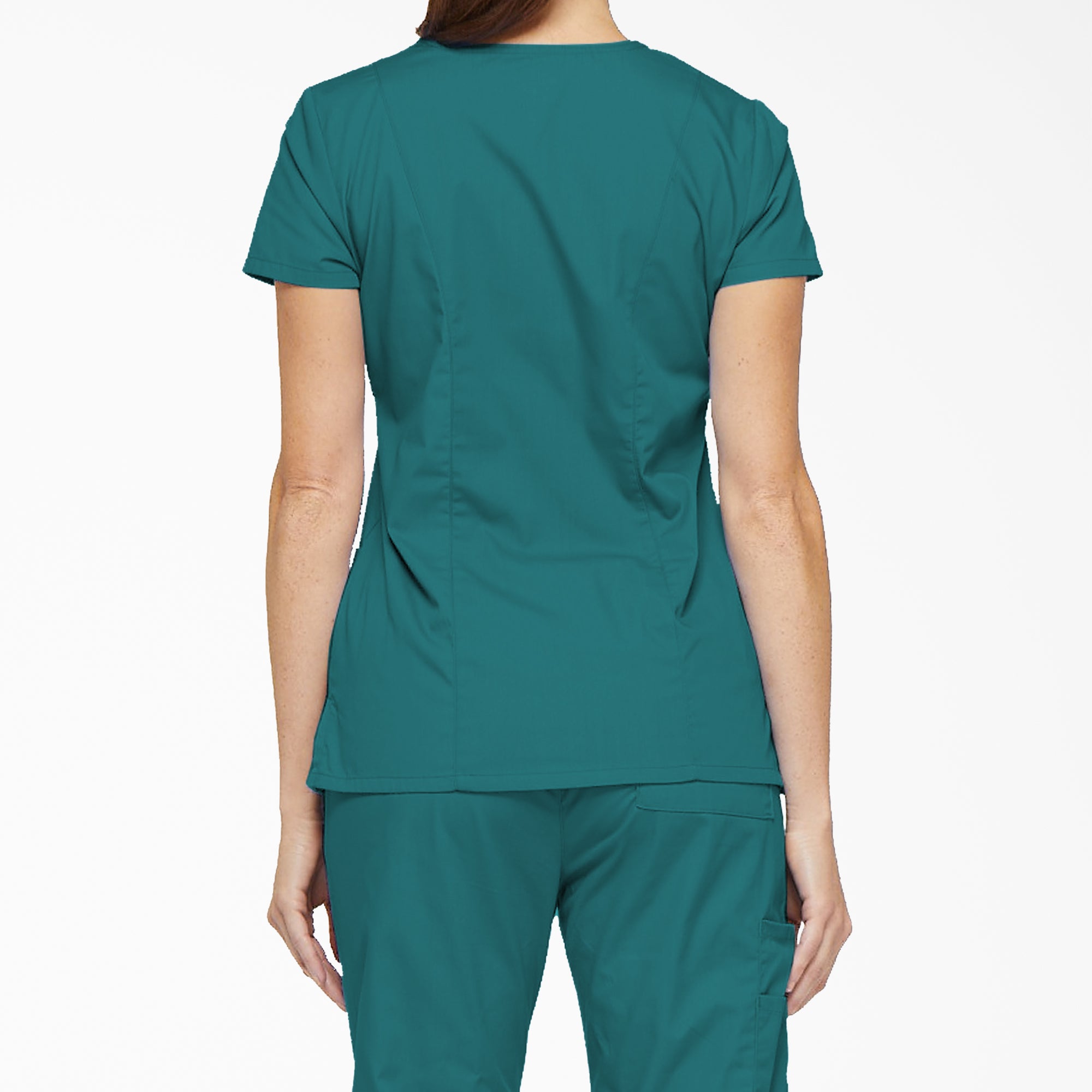 Women's EDS Signature V-Neck Scrub Top - 图片 2