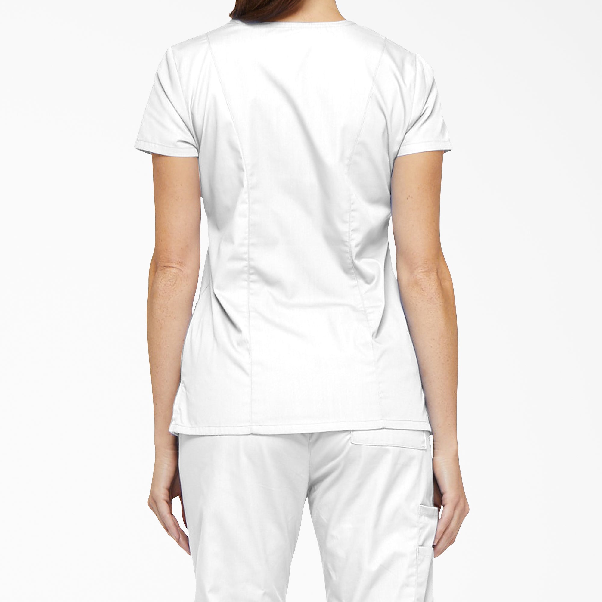Women's EDS Signature V-Neck Scrub Top - 图片 2