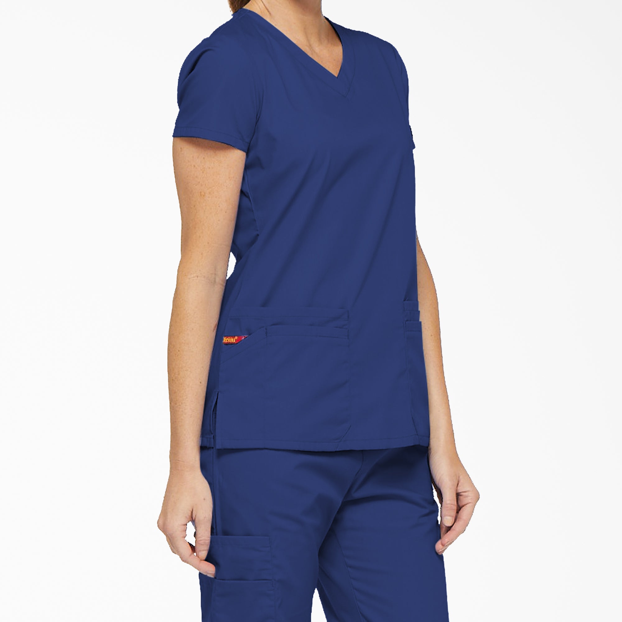 Women's EDS Signature V-Neck Scrub Top - 图片 4
