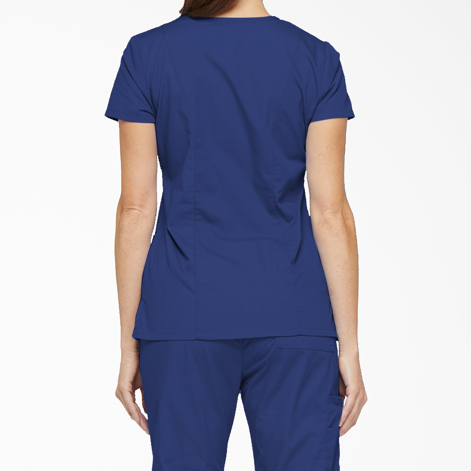 Women's EDS Signature V-Neck Scrub Top - 图片 2