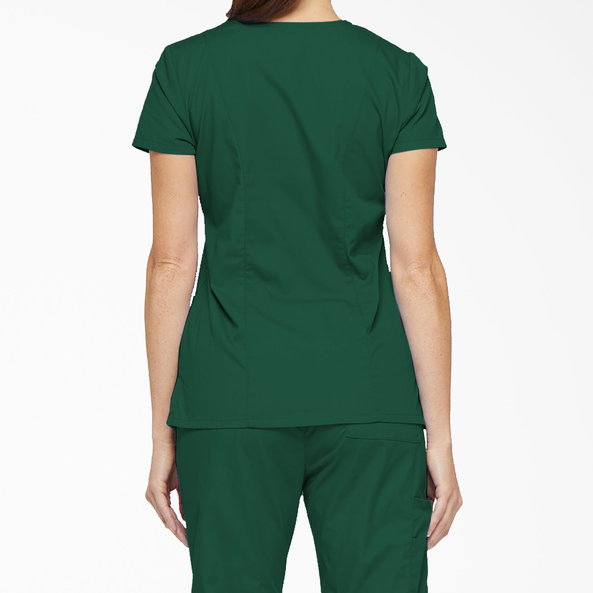 Women's EDS Signature V-Neck Scrub Top - 图片 2