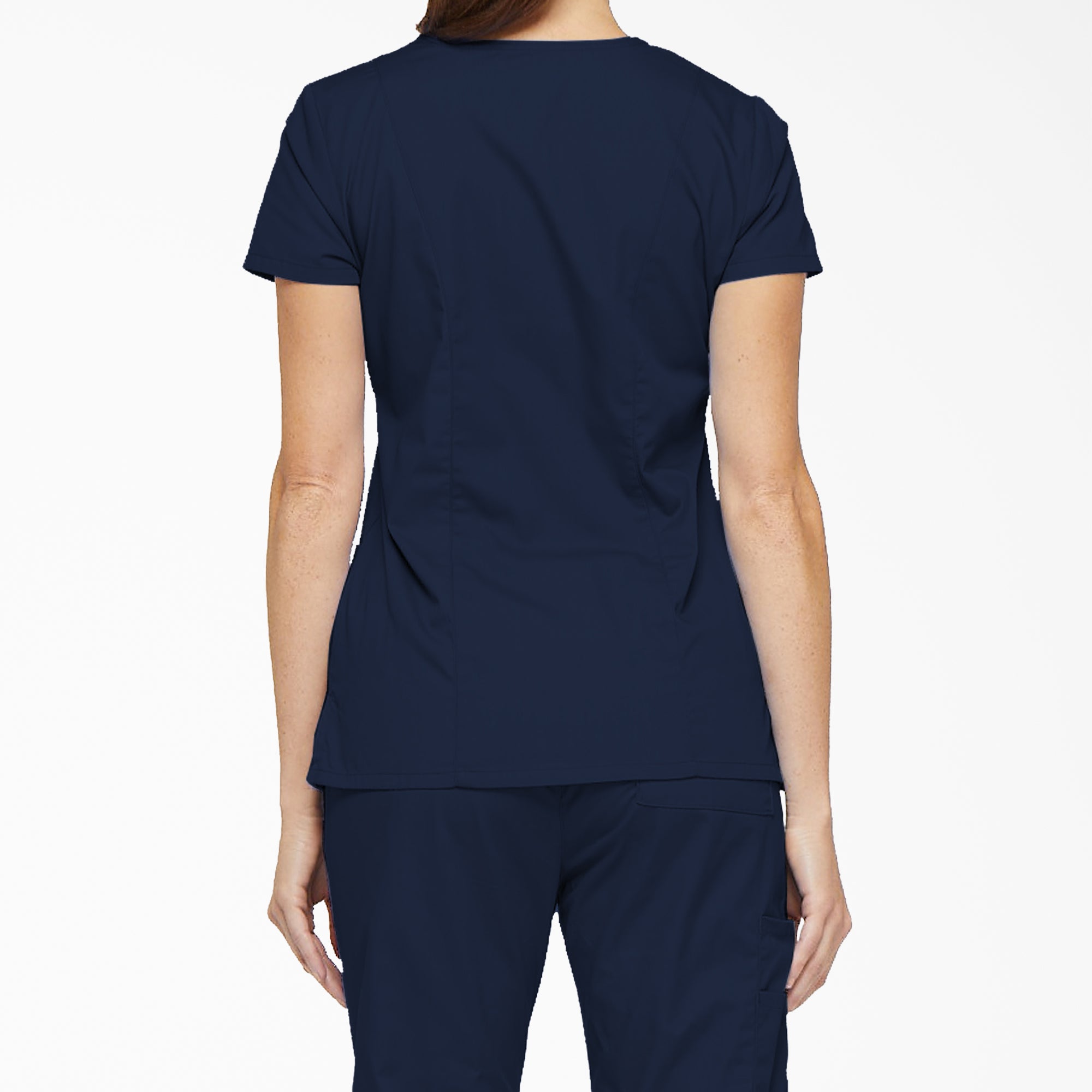 Women's EDS Signature V-Neck Scrub Top - 图片 2