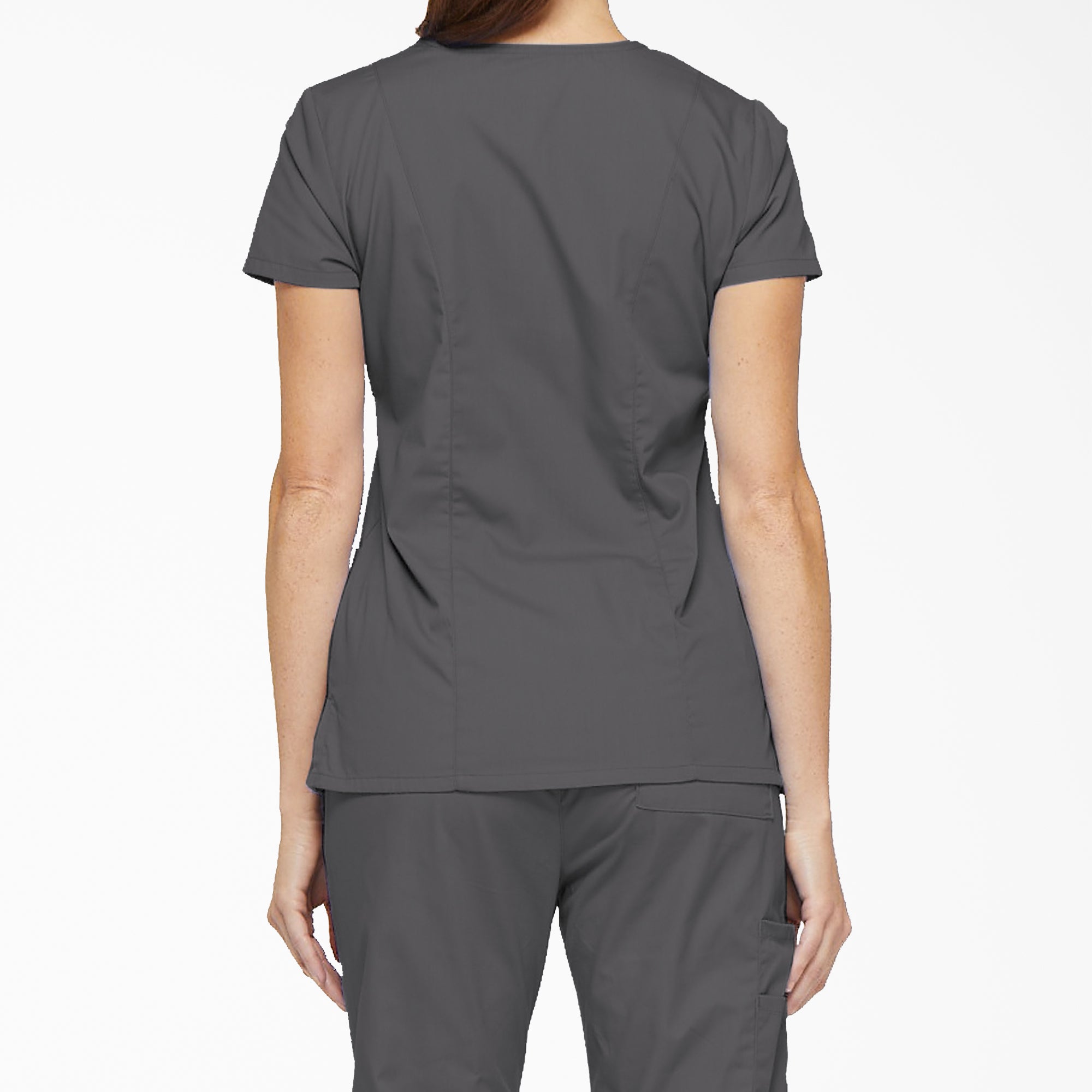 Women's EDS Signature V-Neck Scrub Top - 图片 2