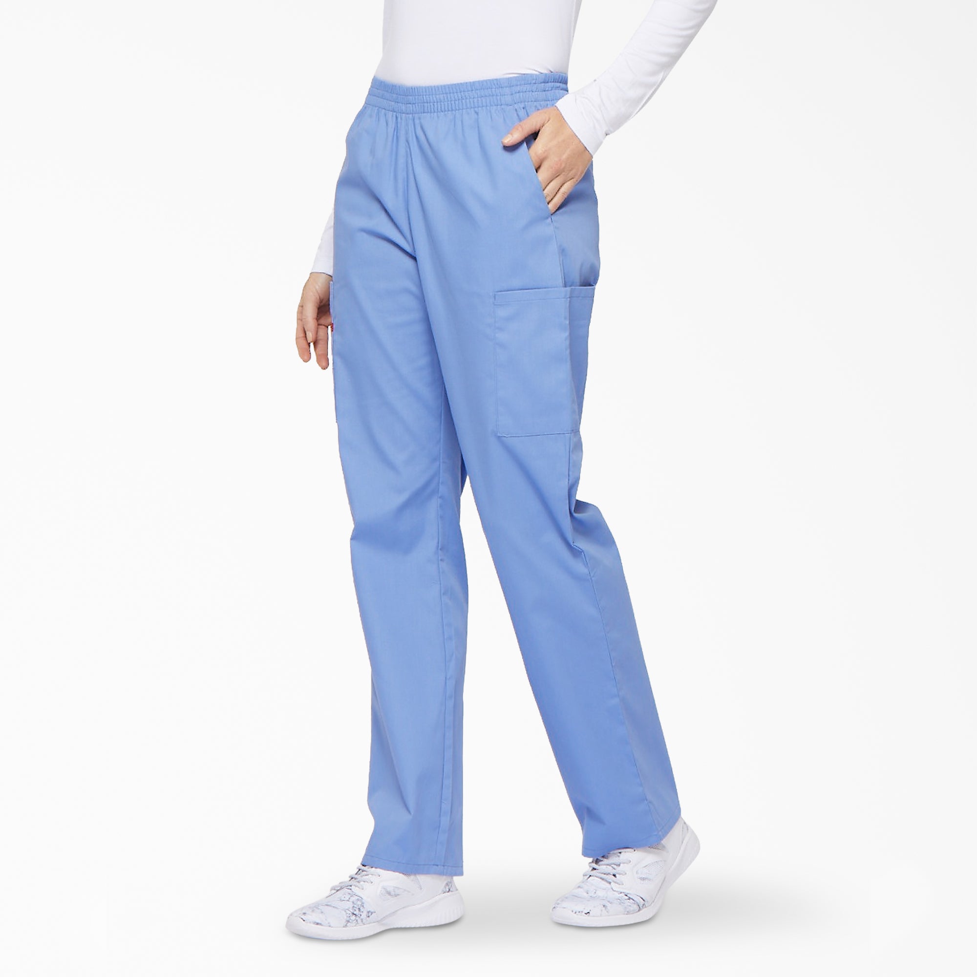 Women's EDS Signature Cargo Scrub Pants - 图片 3