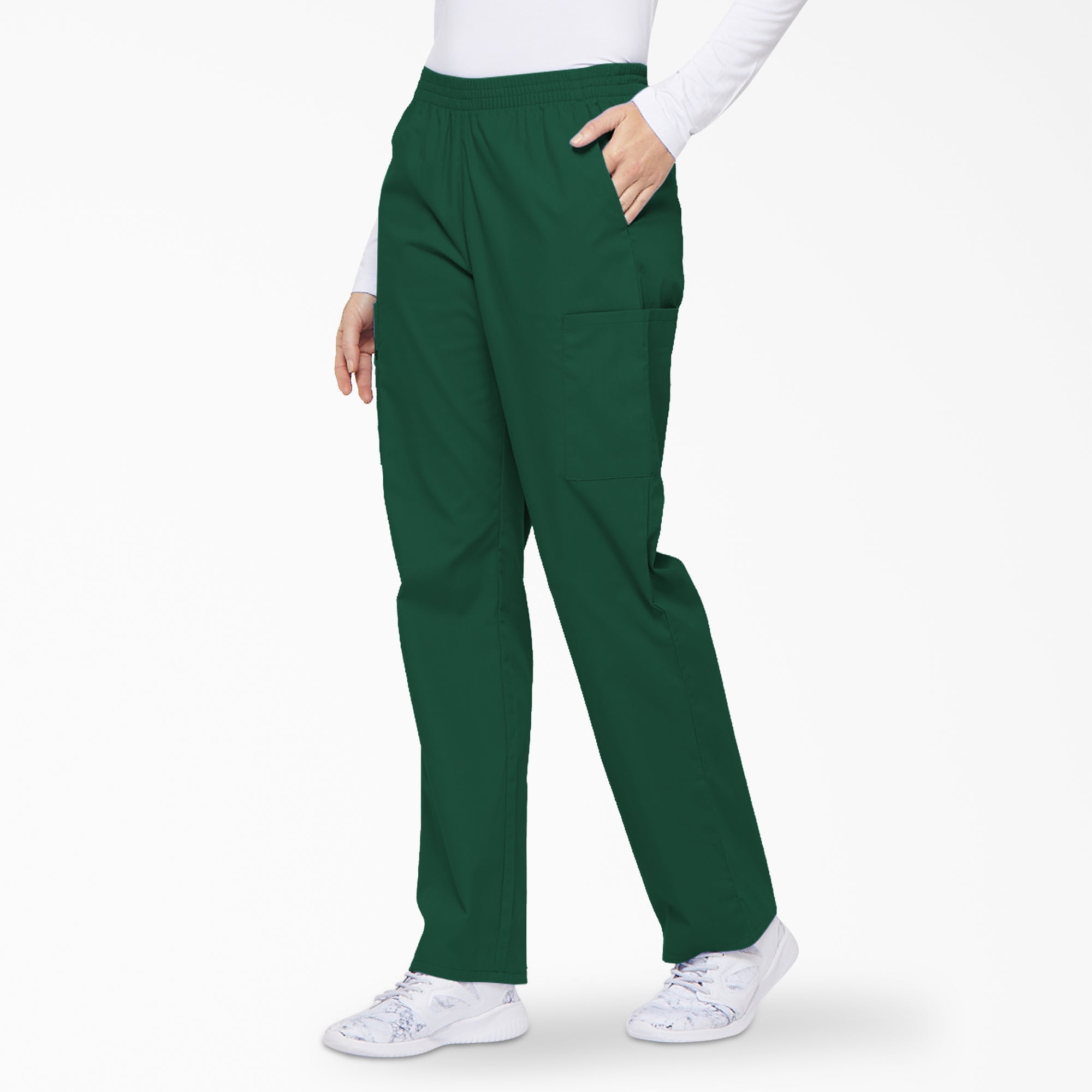 Women's EDS Signature Cargo Scrub Pants - 图片 3