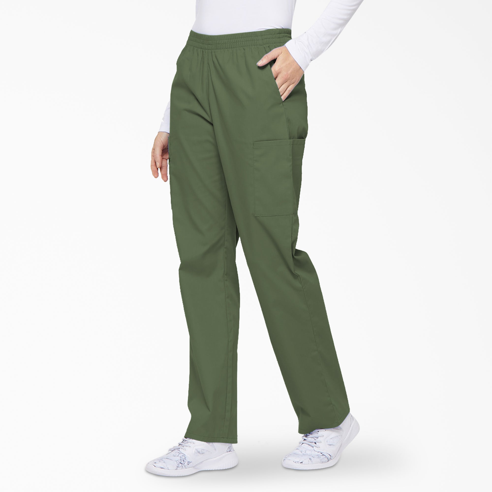 Women's EDS Signature Cargo Scrub Pants - 图片 3