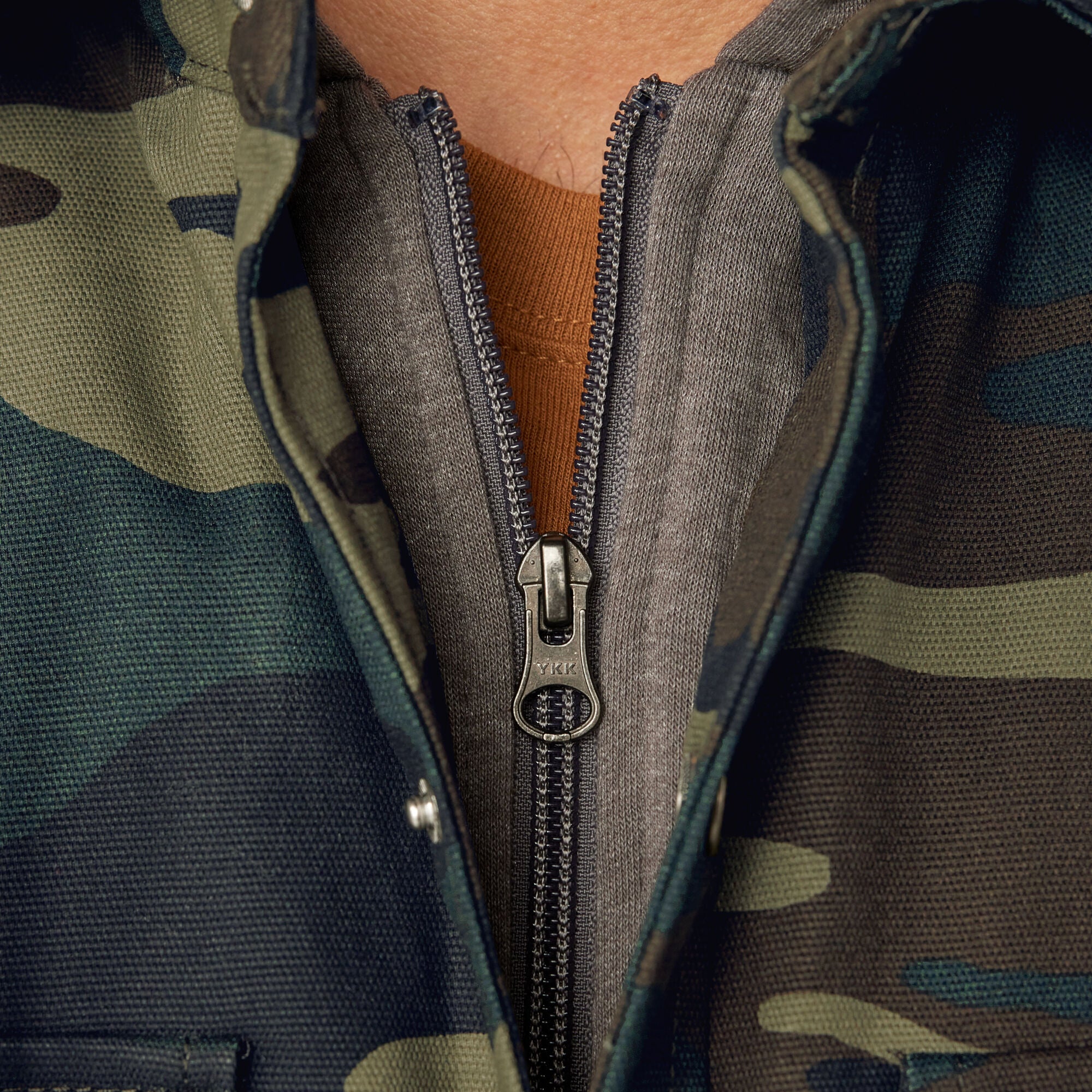 Water Repellent Duck Hooded Shirt Jacket - 图片 9