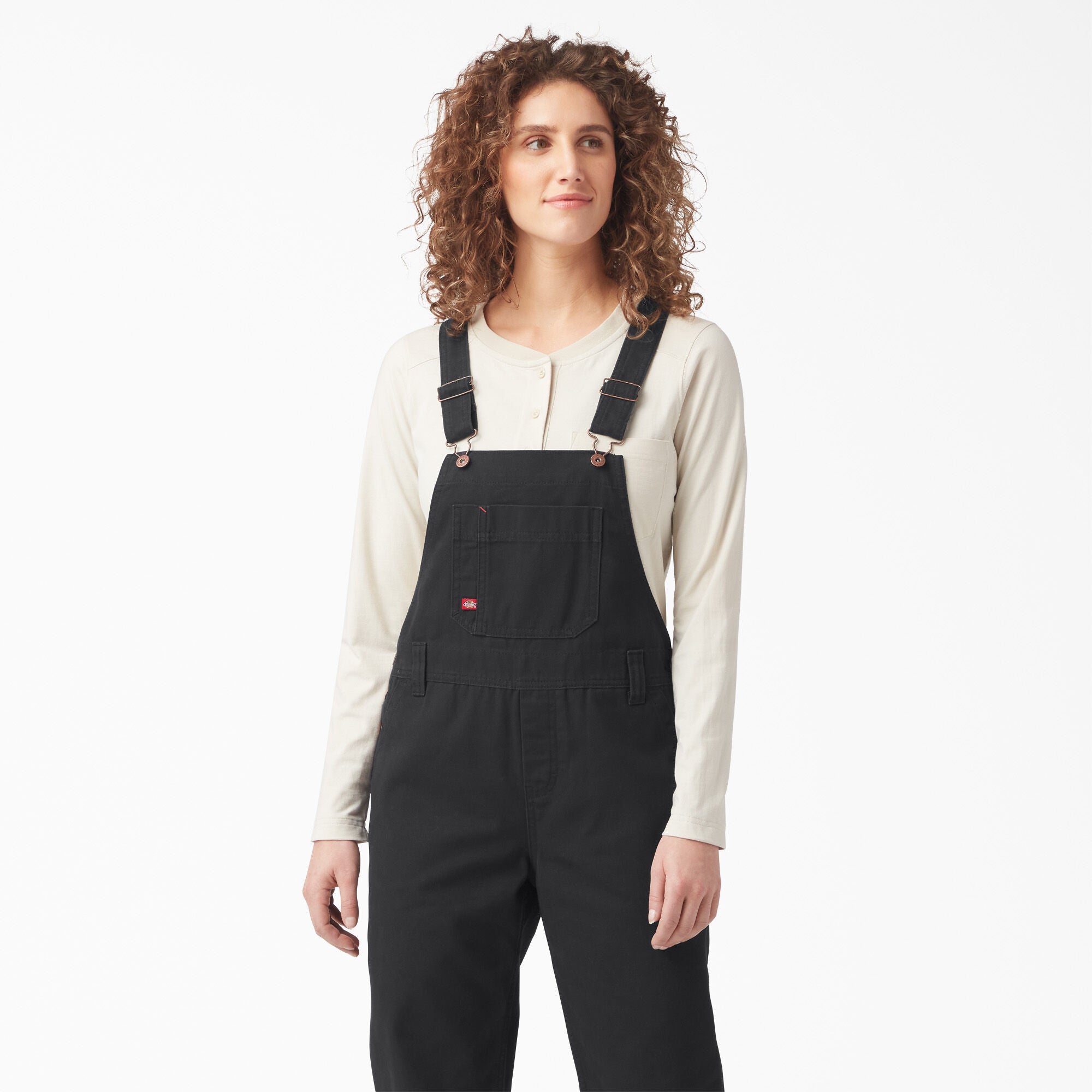 Women's Relaxed Fit Bib Overalls - 图片 4
