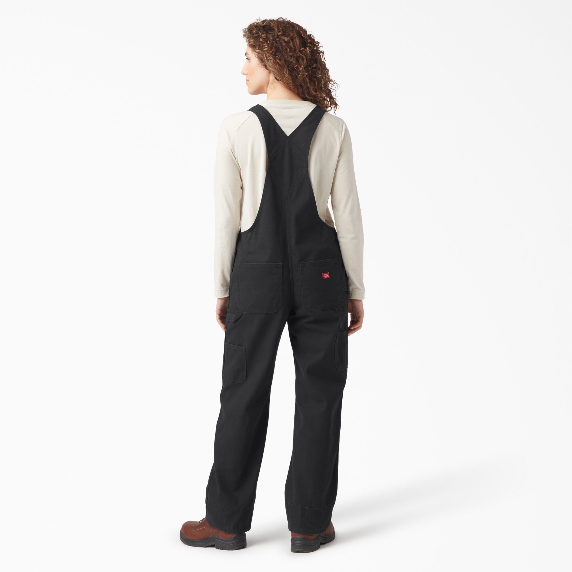 Women's Relaxed Fit Bib Overalls - 图片 2