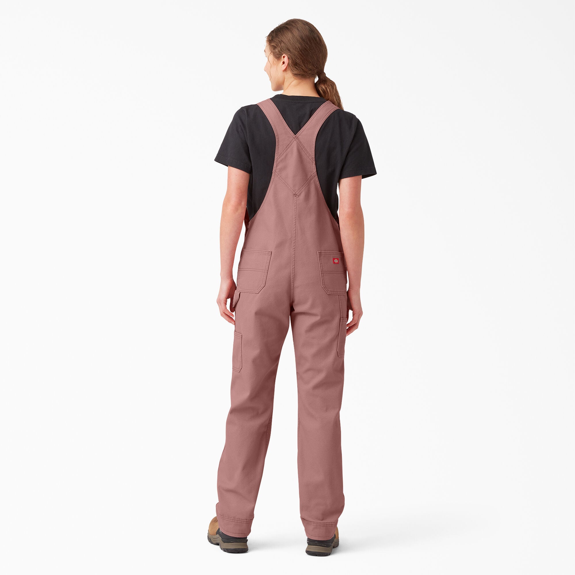 Women's Relaxed Fit Bib Overalls - 图片 2