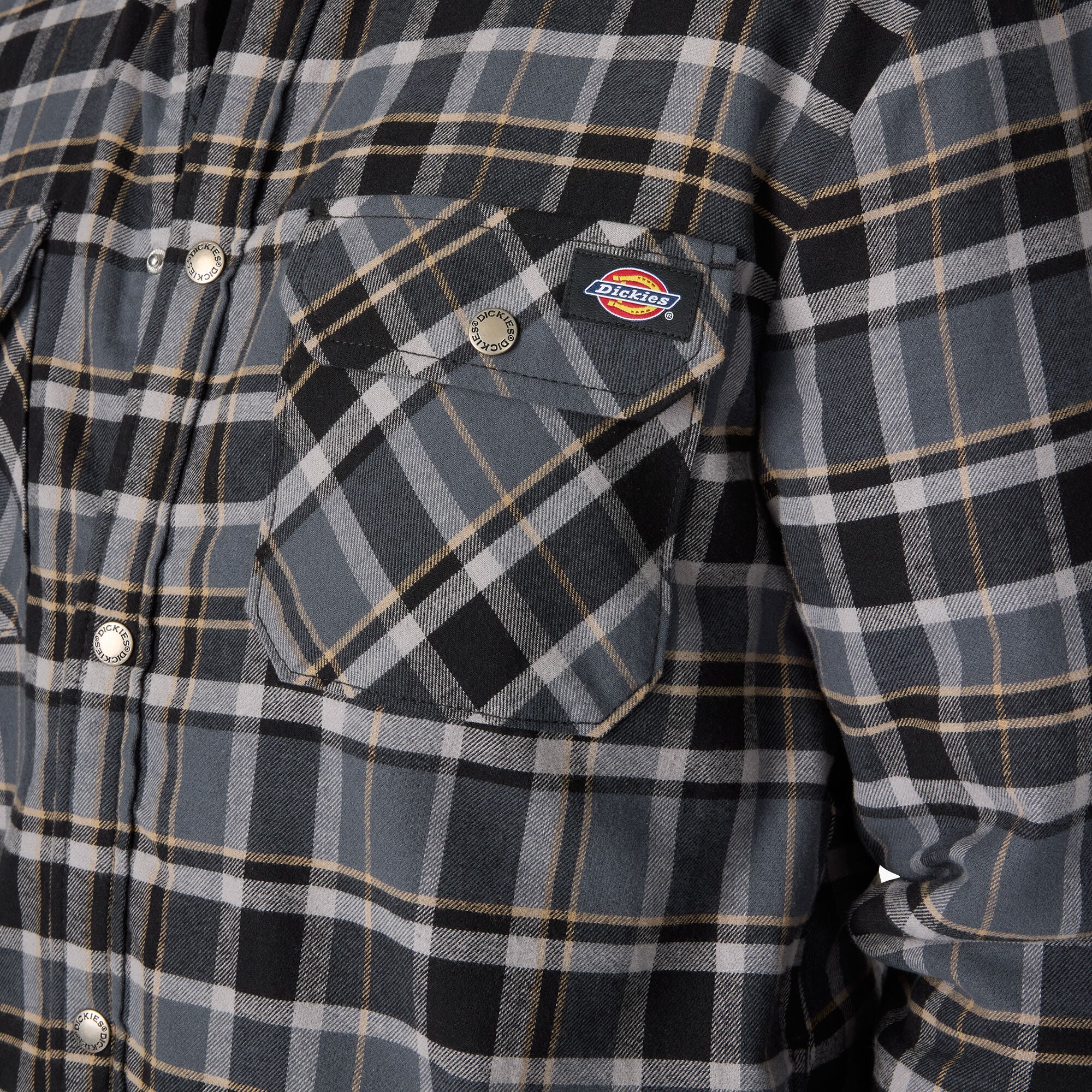Water Repellent Fleece-Lined Flannel Shirt Jacket - 图片 5