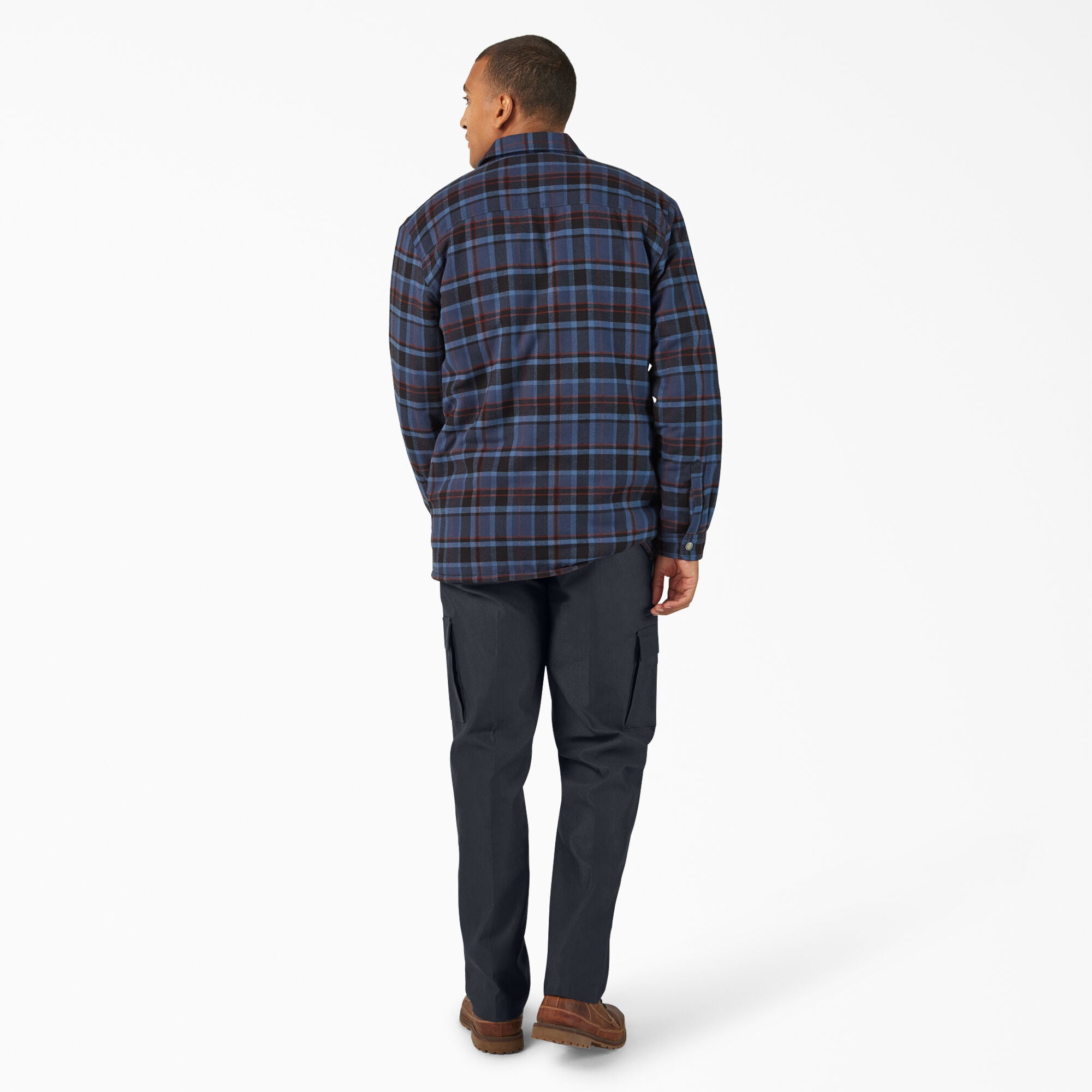 Water Repellent Fleece-Lined Flannel Shirt Jacket - 图片 5