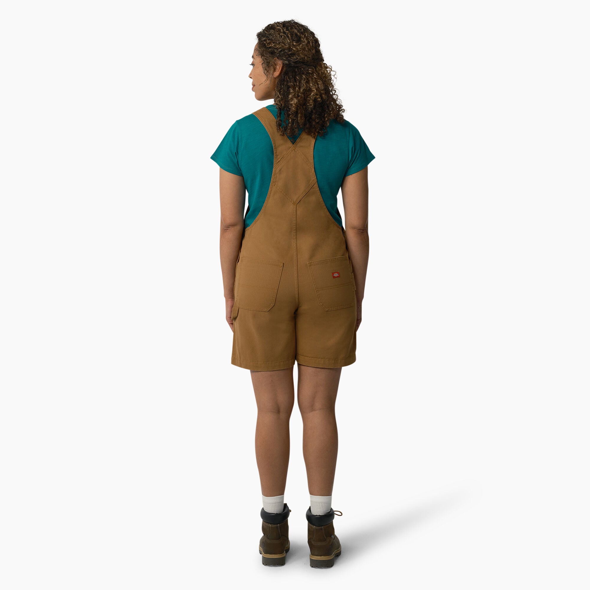 Women's Relaxed Fit Bib Shortalls. 7 - 图片 2