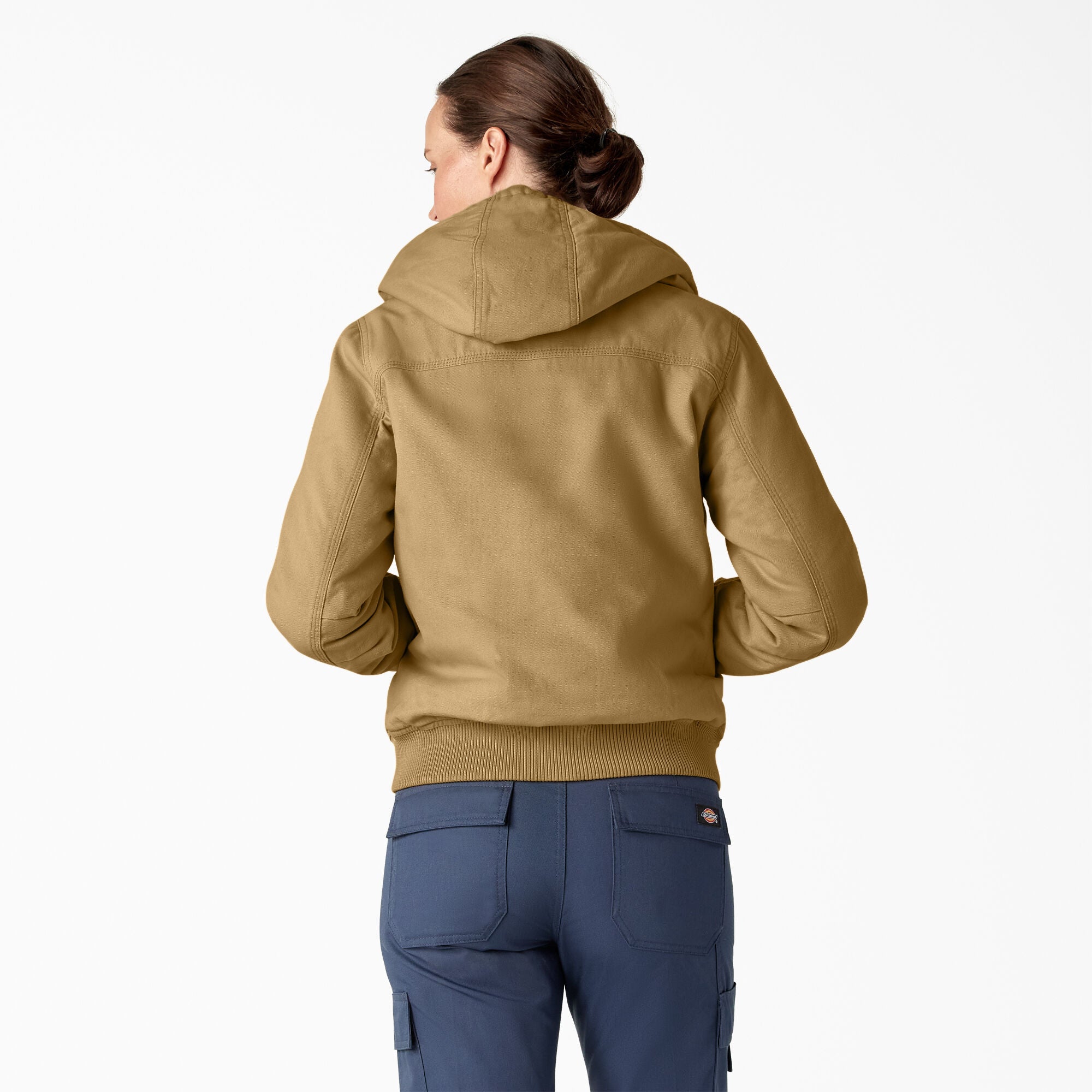 Women's Fleece Lined Duck Canvas Jacket - 图片 2